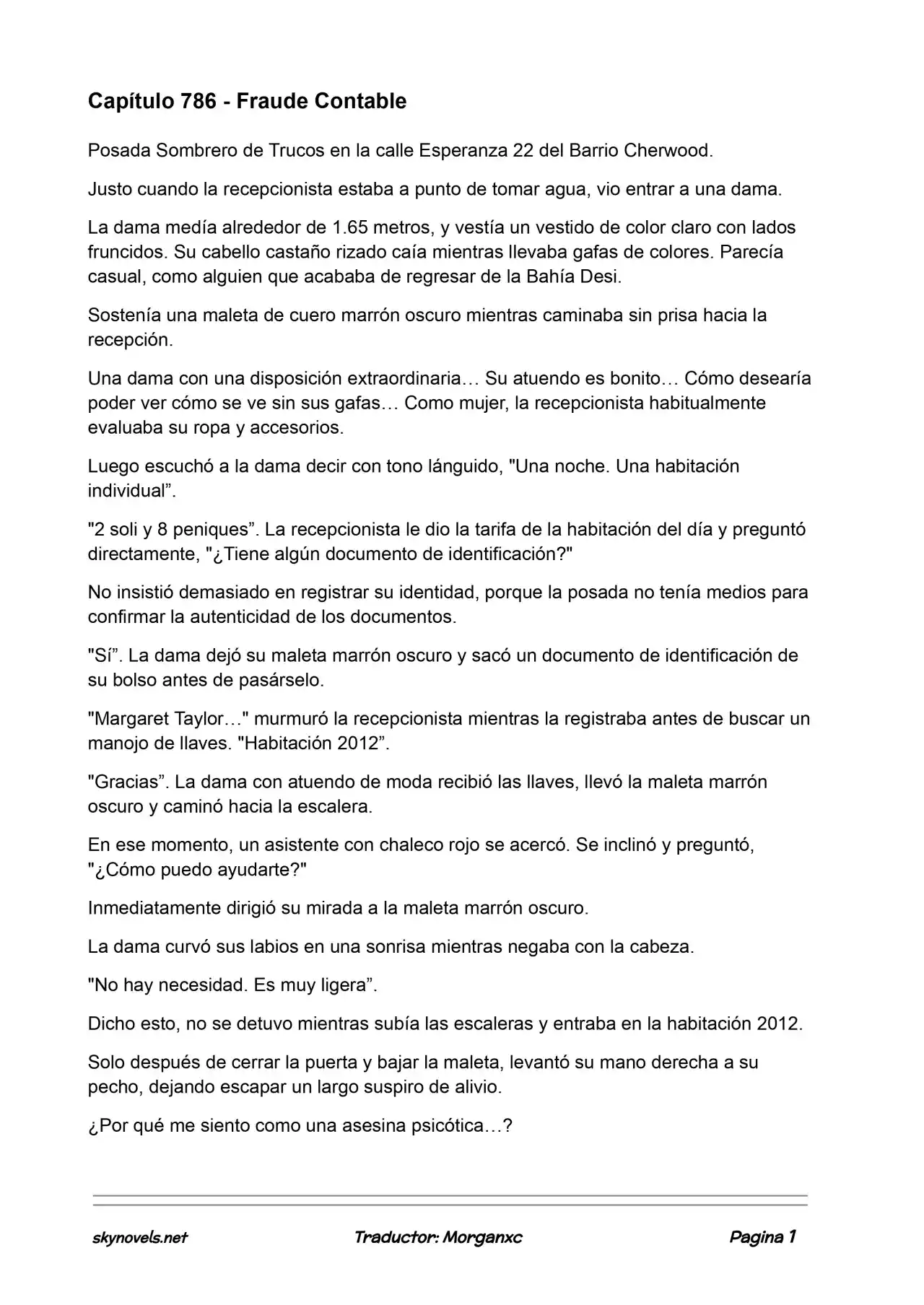 Lord Of The Mysteries (Novela) - Capítulo 786 - Página 1 - LectorTMOo