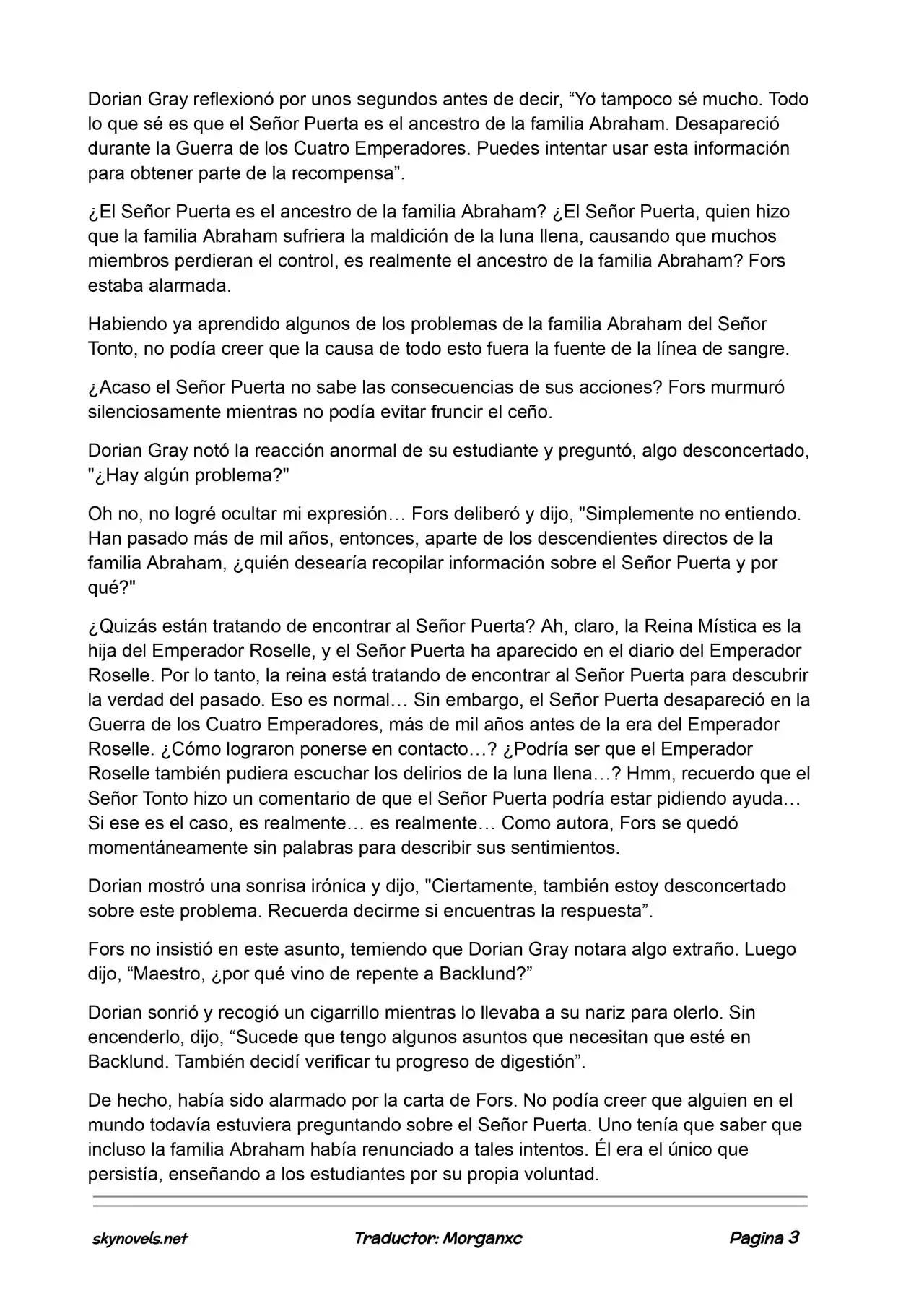 Lord Of The Mysteries (Novela) - Capítulo 786 - Página 3 - LectorTMOo