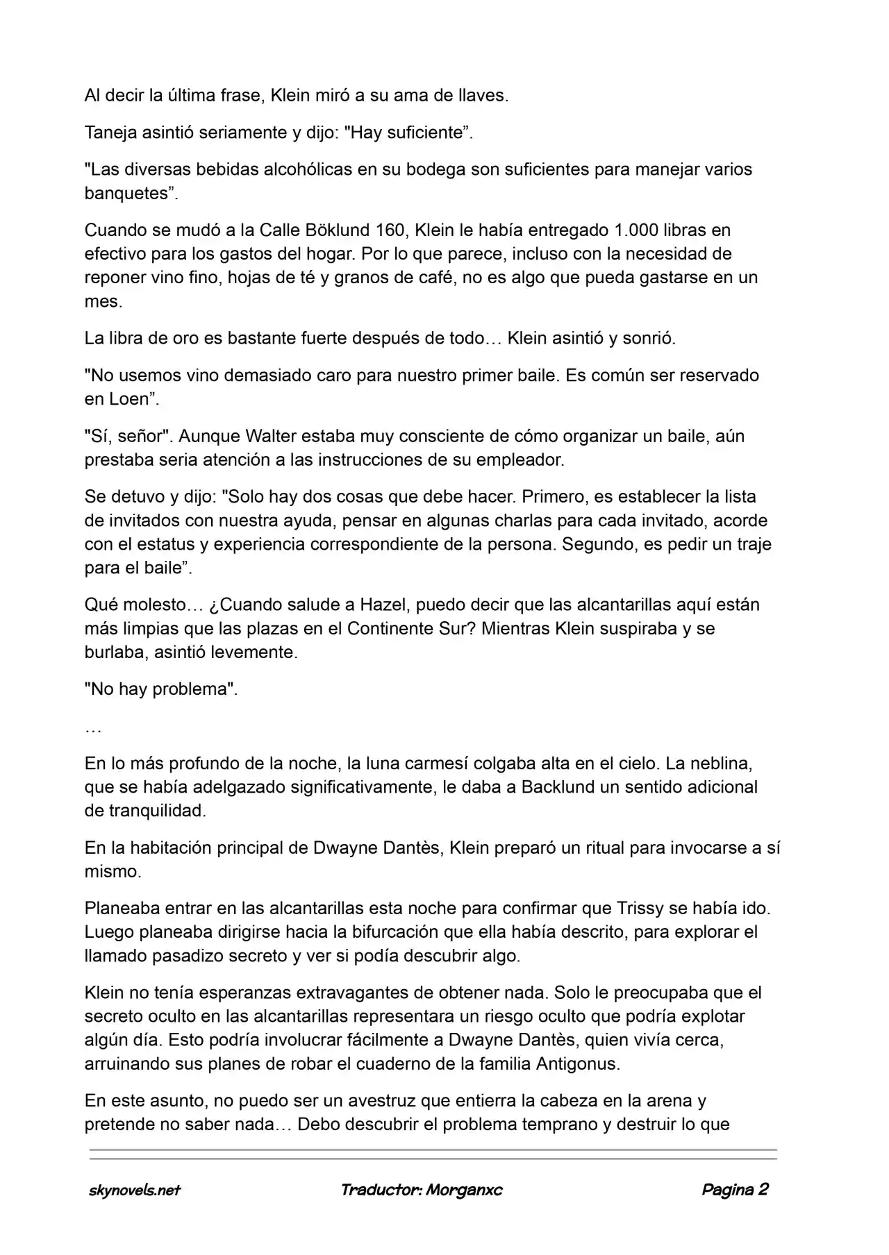 Lord Of The Mysteries (Novela) - Capítulo 788 - Página 2 - LectorTMOo