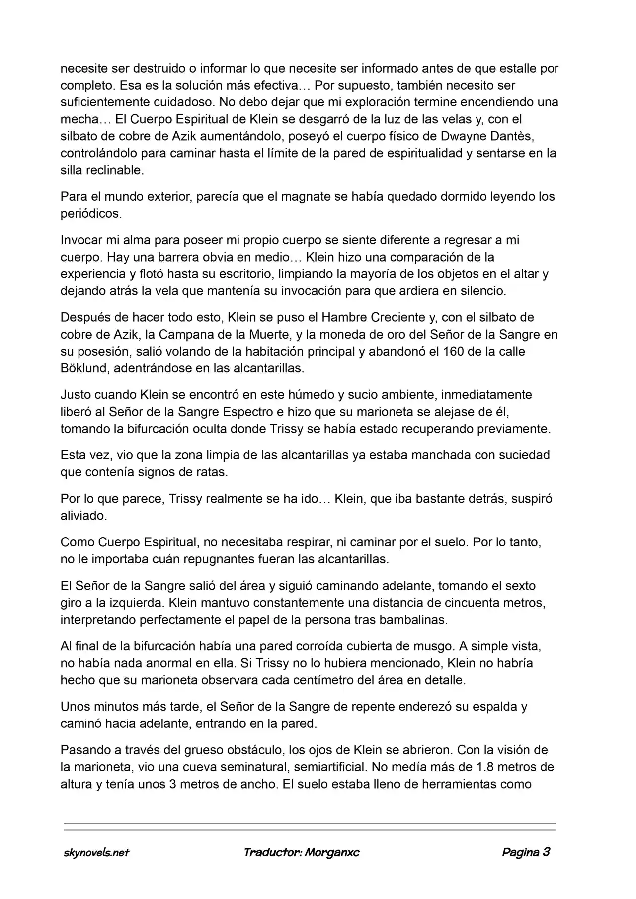 Lord Of The Mysteries (Novela) - Capítulo 788 - Página 3 - LectorTMOo