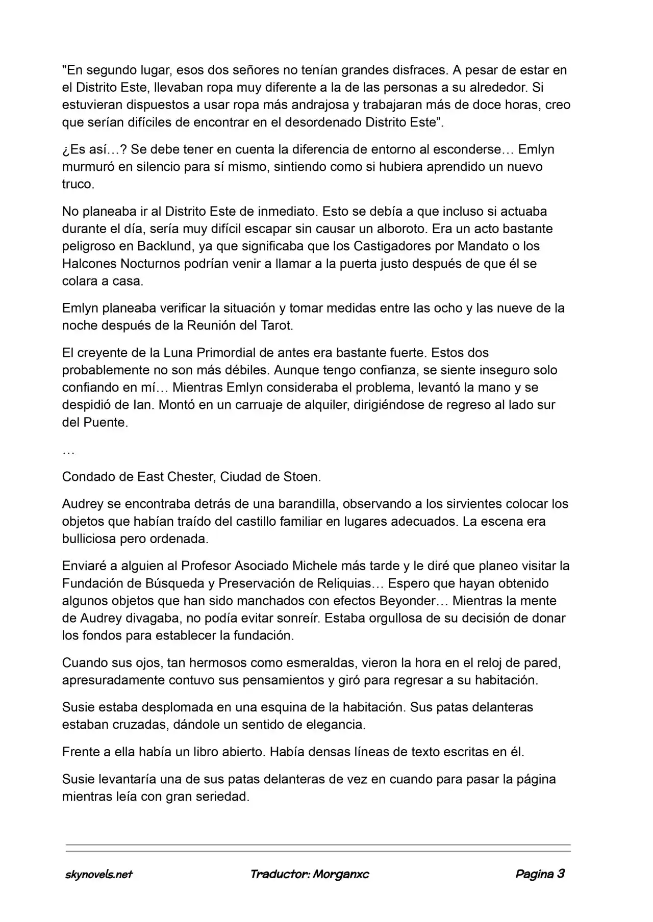 Lord Of The Mysteries (Novela) - Capítulo 789 - Página 3 - LectorTMOo