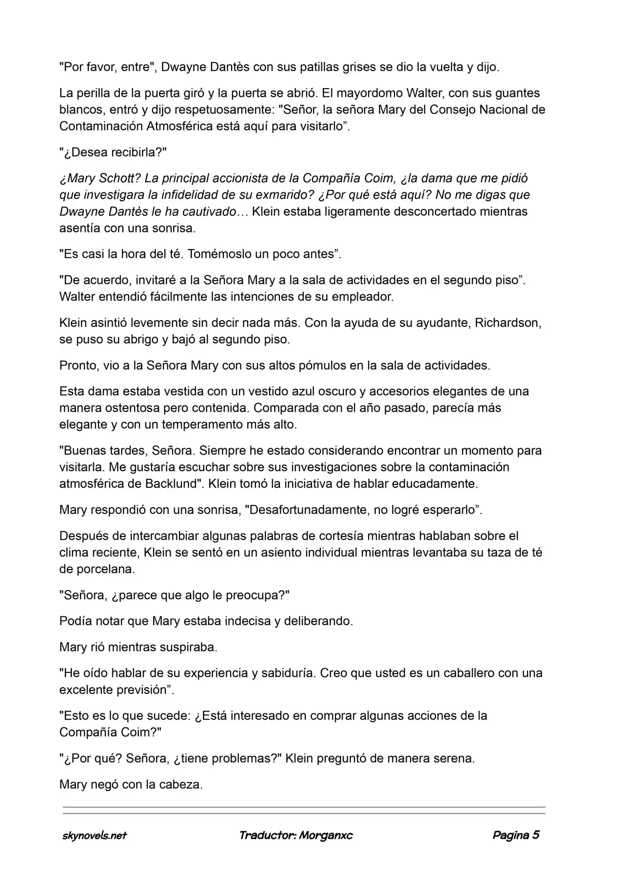 Lord Of The Mysteries (Novela) - Capítulo 793 - Página 5 - LectorTMOo