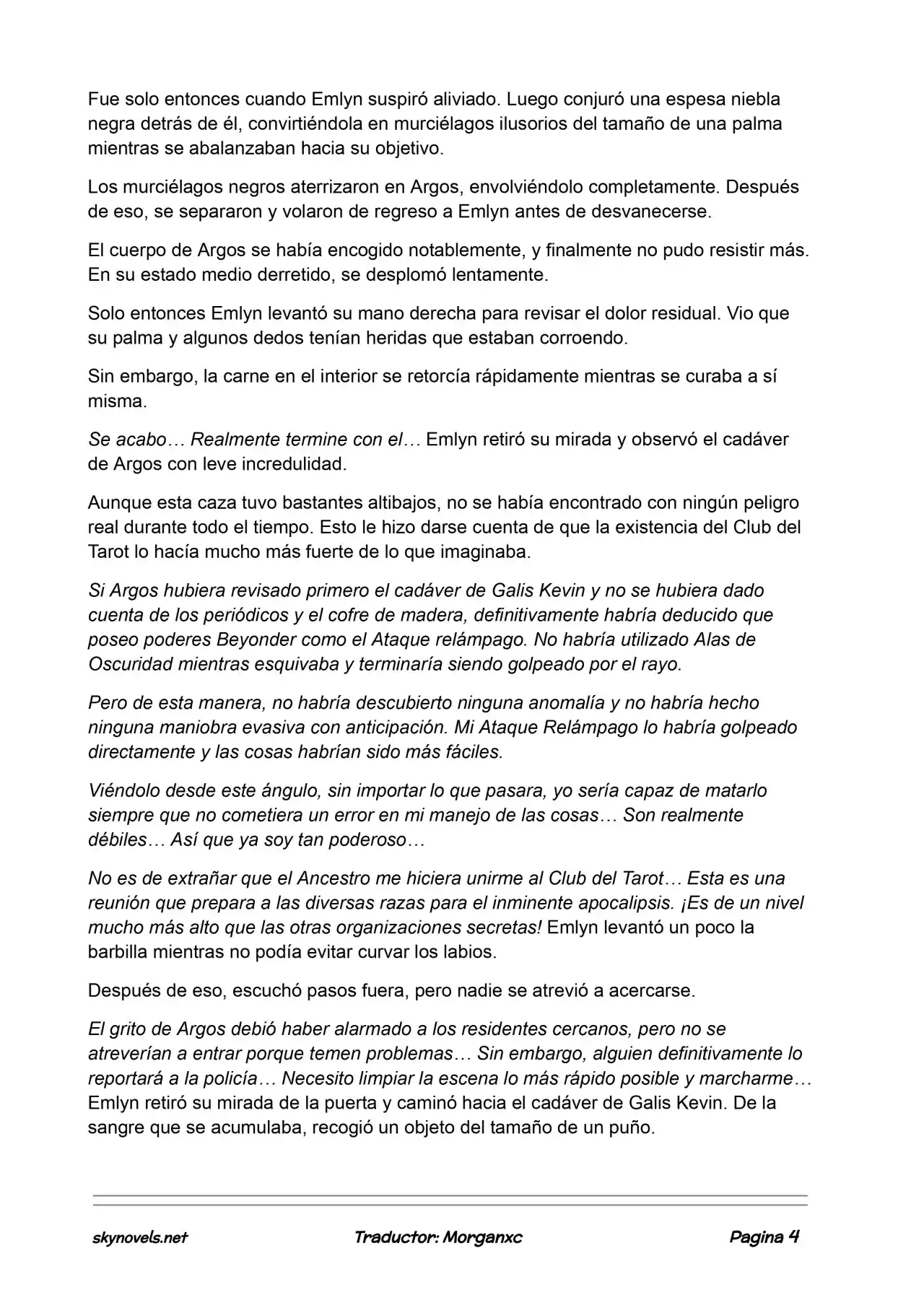 Lord Of The Mysteries (Novela) - Capítulo 796 - Página 4 - LectorTMOo