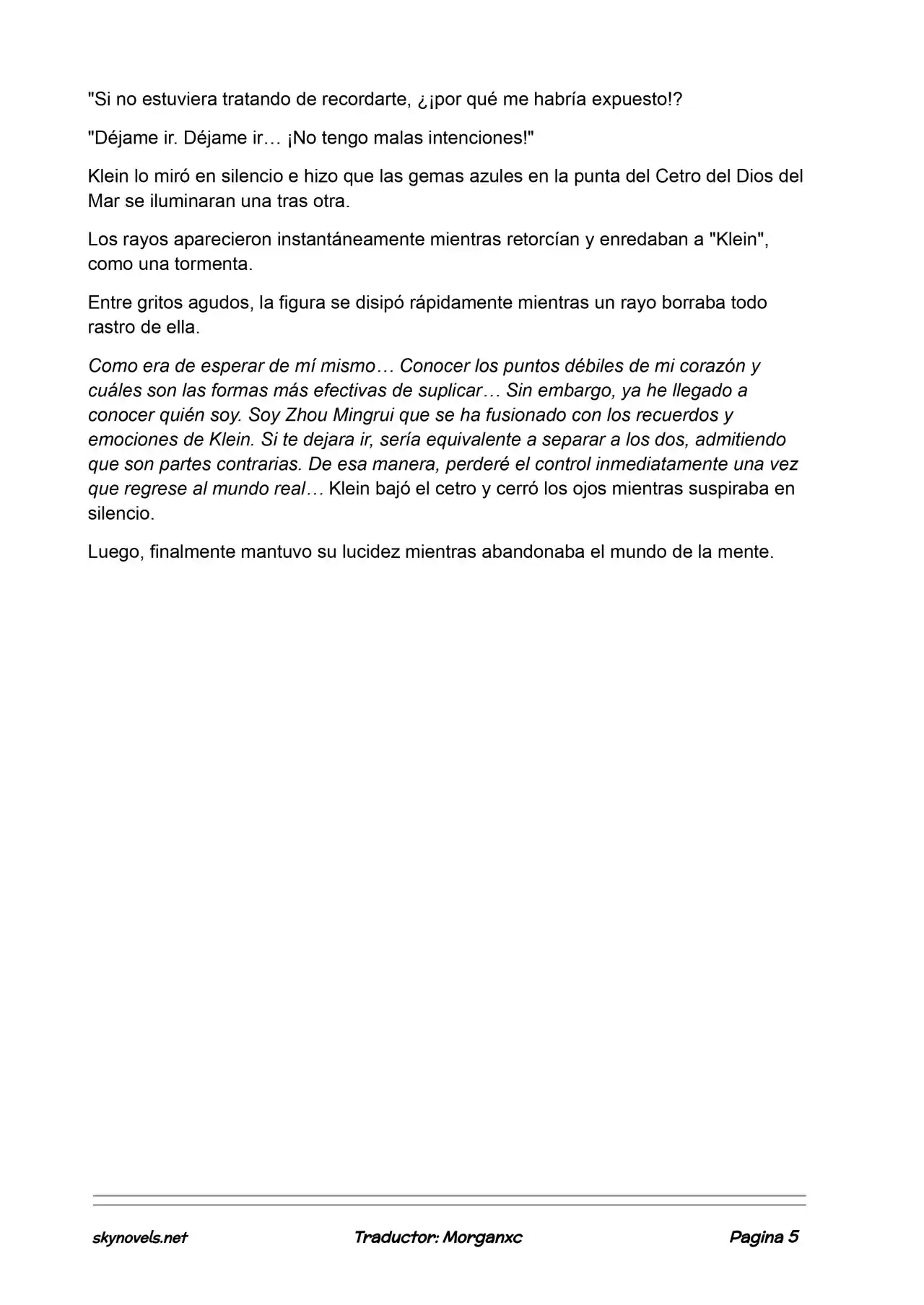 Lord Of The Mysteries (Novela) - Capítulo 801 - Página 5 - LectorTMOo