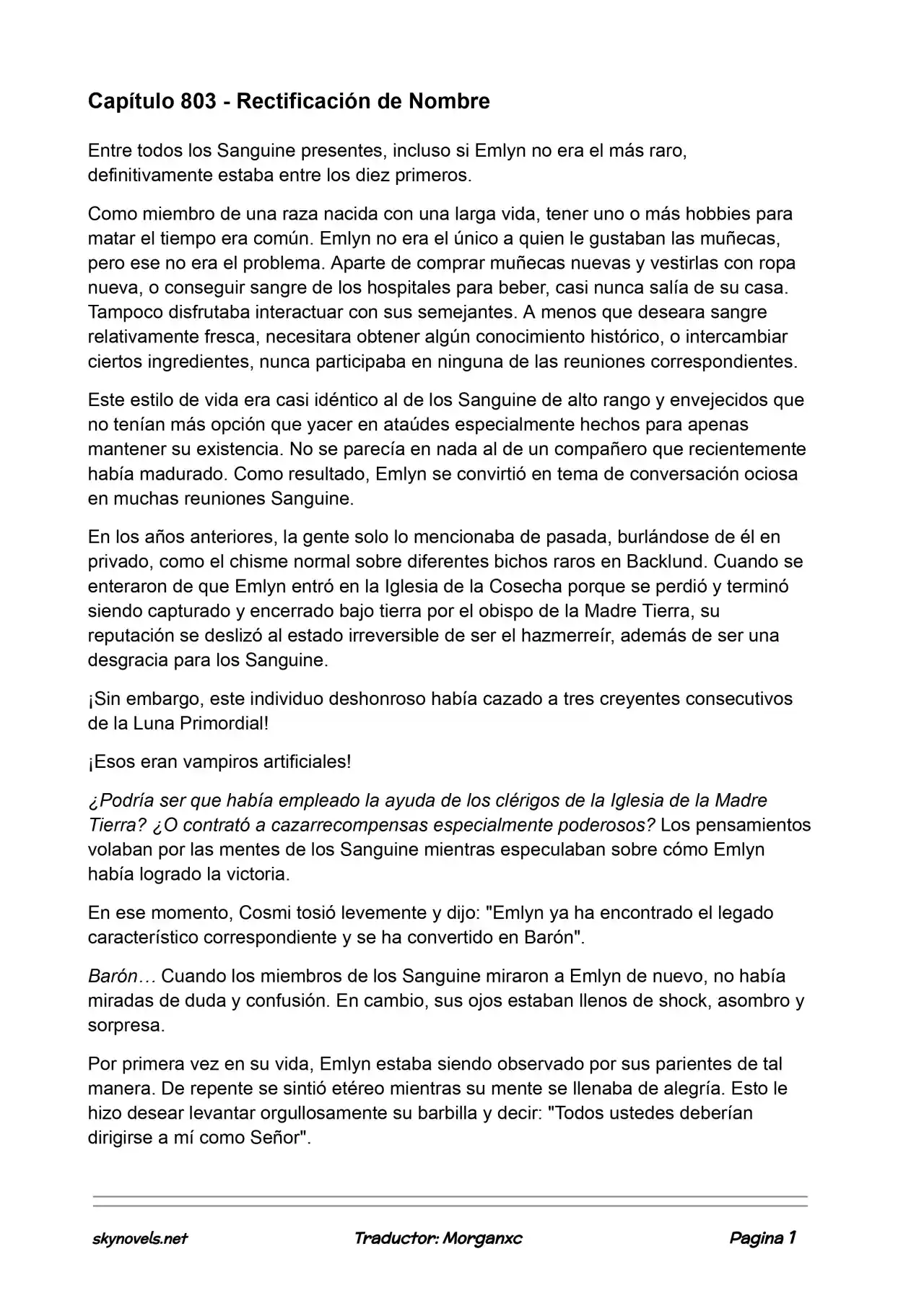 Lord Of The Mysteries (Novela) - Capítulo 803 - Página 1 - LectorTMOo