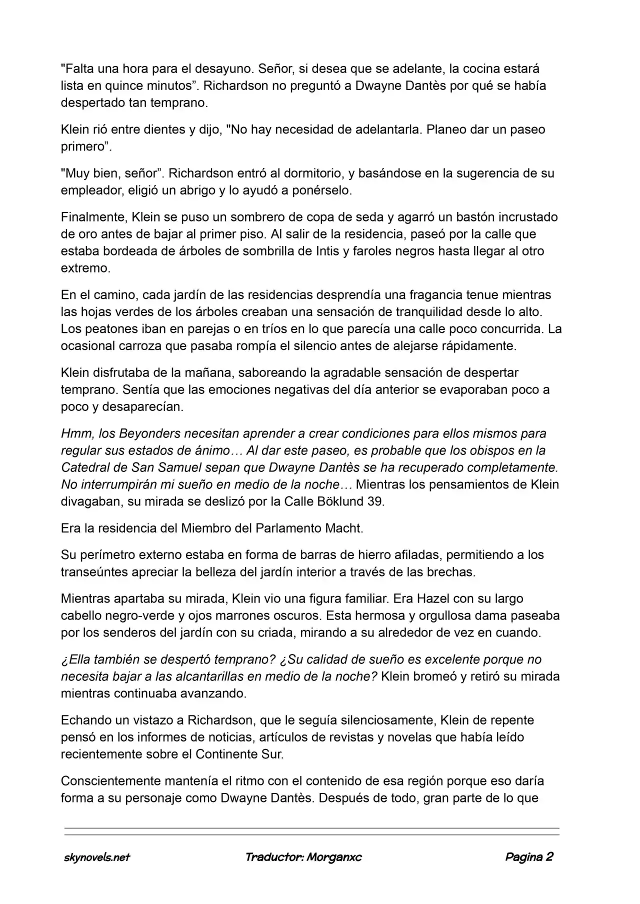 Lord Of The Mysteries (Novela) - Capítulo 804 - Página 2 - LectorTMOo