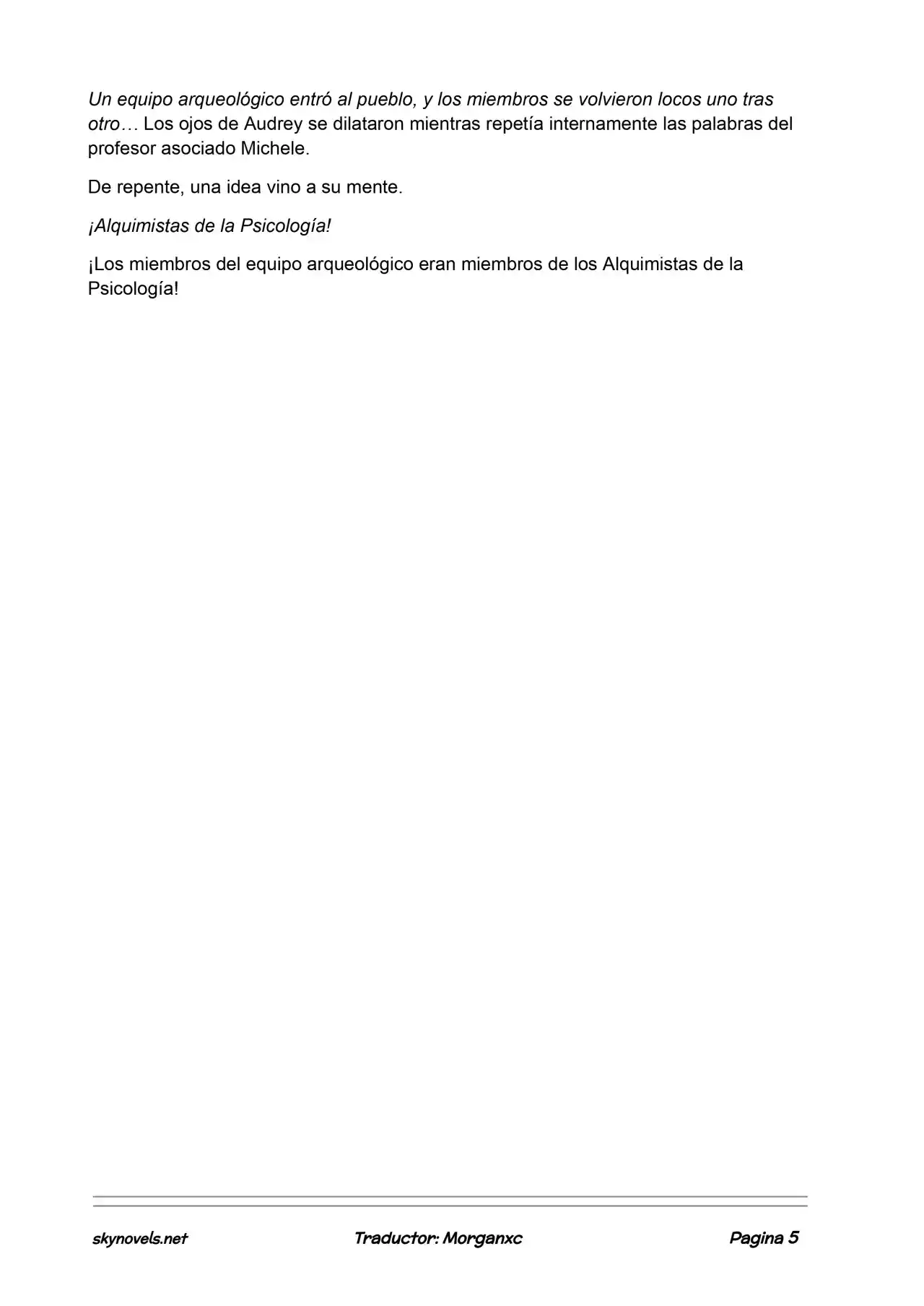 Lord Of The Mysteries (Novela) - Capítulo 804 - Página 5 - LectorTMOo