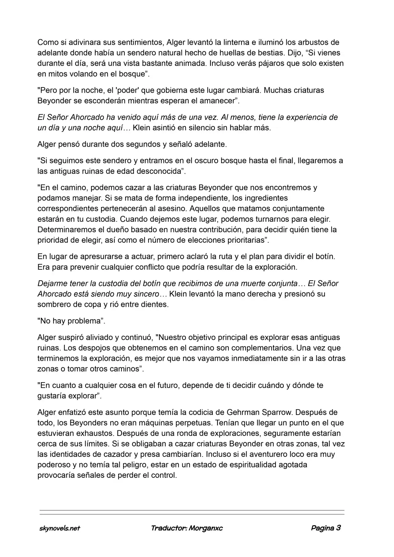 Lord Of The Mysteries (Novela) - Capítulo 806 - Página 3 - LectorTMOo