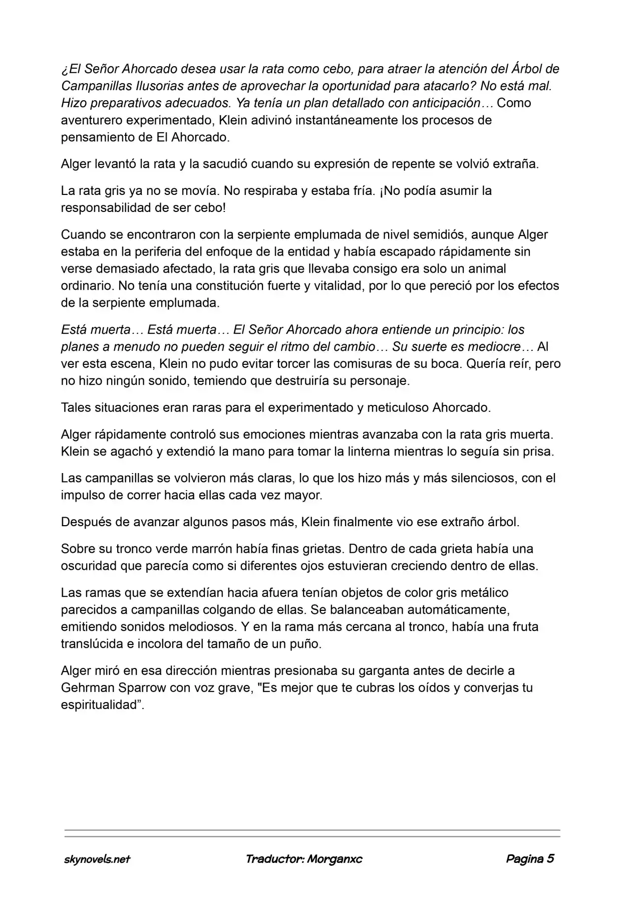 Lord Of The Mysteries (Novela) - Capítulo 807 - Página 5 - LectorTMOo