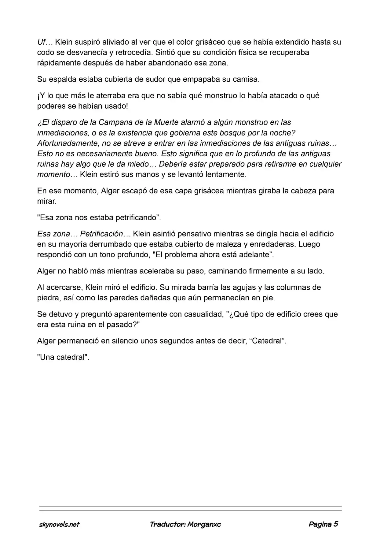 Lord Of The Mysteries (Novela) - Capítulo 809 - Página 5 - LectorTMOo