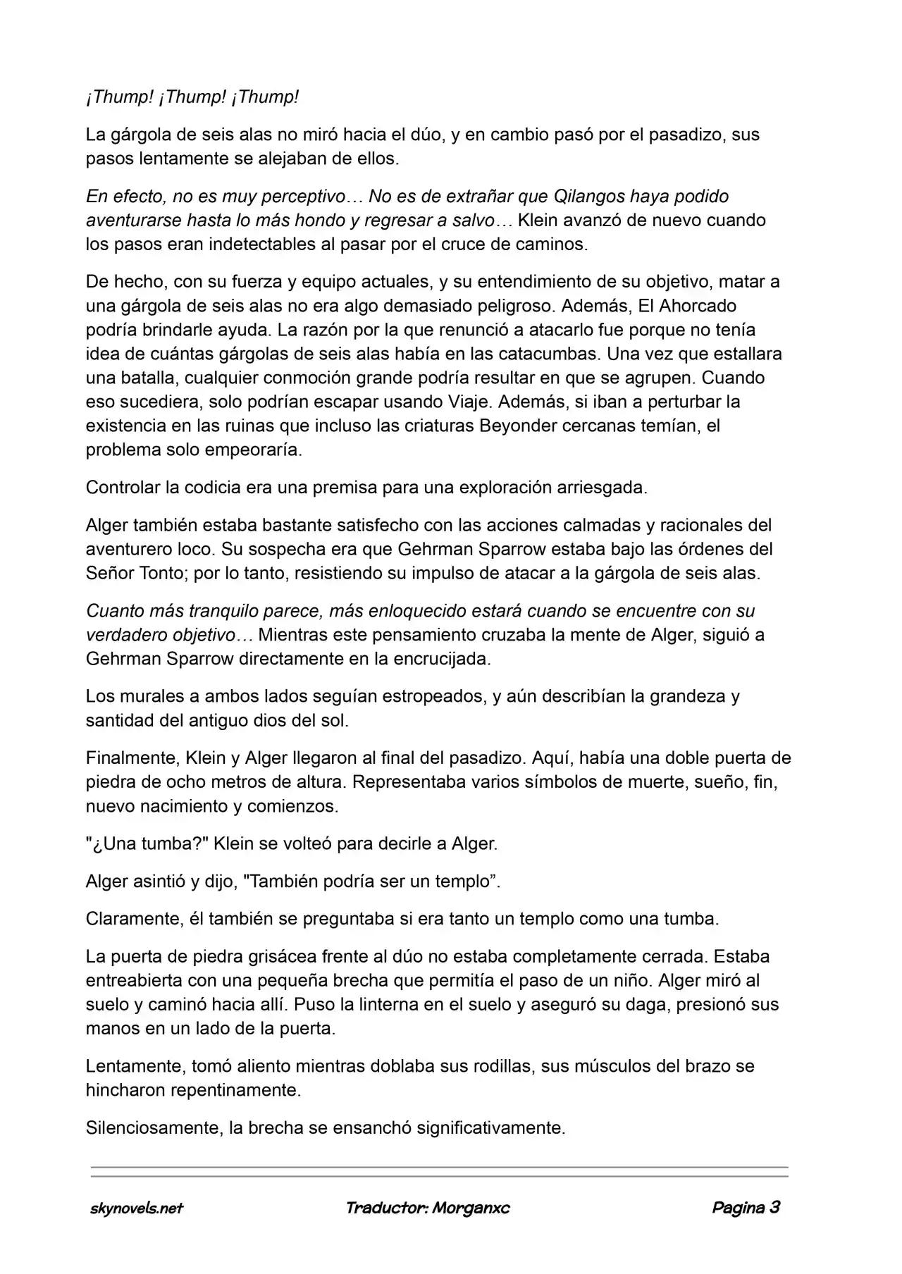Lord Of The Mysteries (Novela) - Capítulo 811 - Página 3 - LectorTMOo
