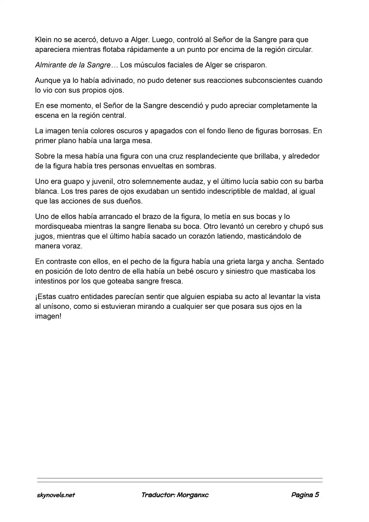 Lord Of The Mysteries (Novela) - Capítulo 811 - Página 5 - LectorTMOo