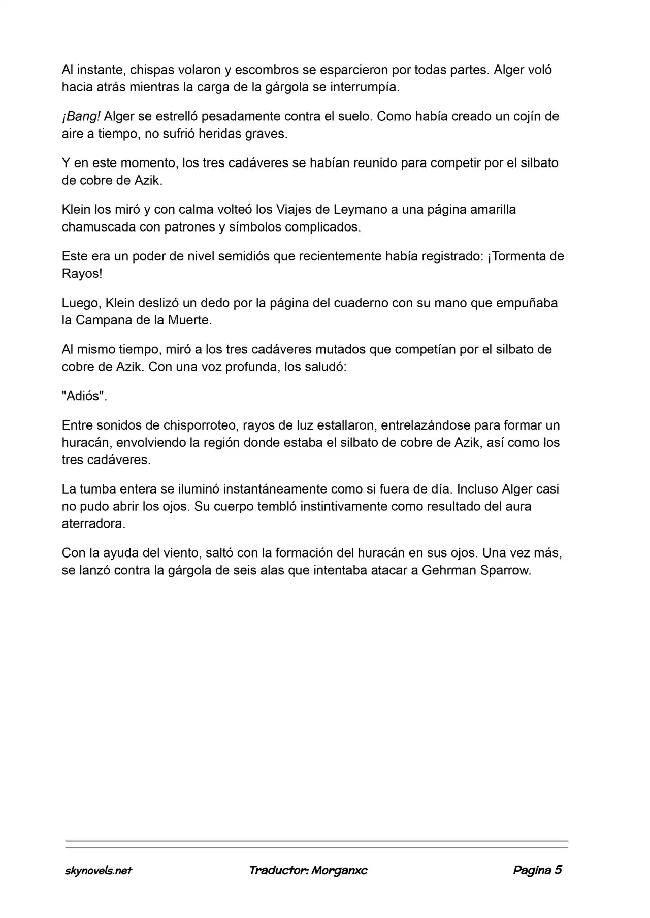 Lord Of The Mysteries (Novela) - Capítulo 812 - Página 5 - LectorTMOo