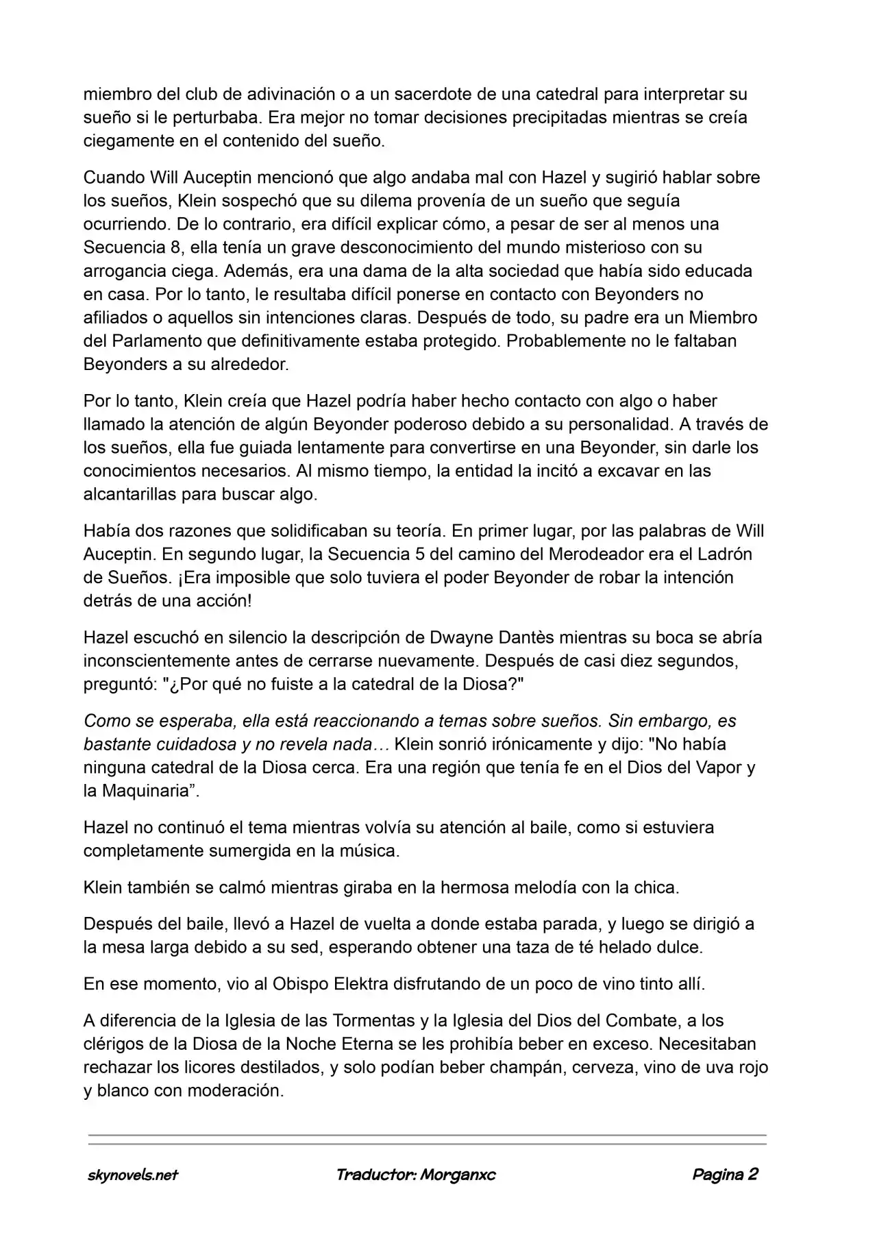Lord Of The Mysteries (Novela) - Capítulo 819 - Página 2 - LectorTMOo