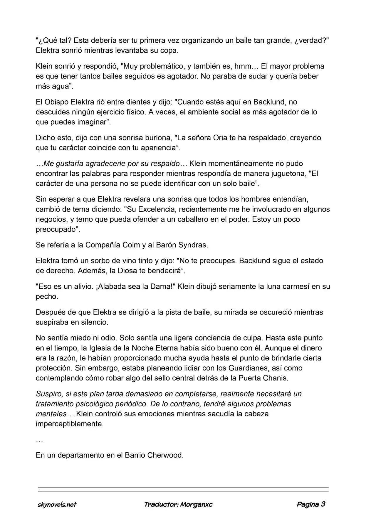 Lord Of The Mysteries (Novela) - Capítulo 819 - Página 3 - LectorTMOo