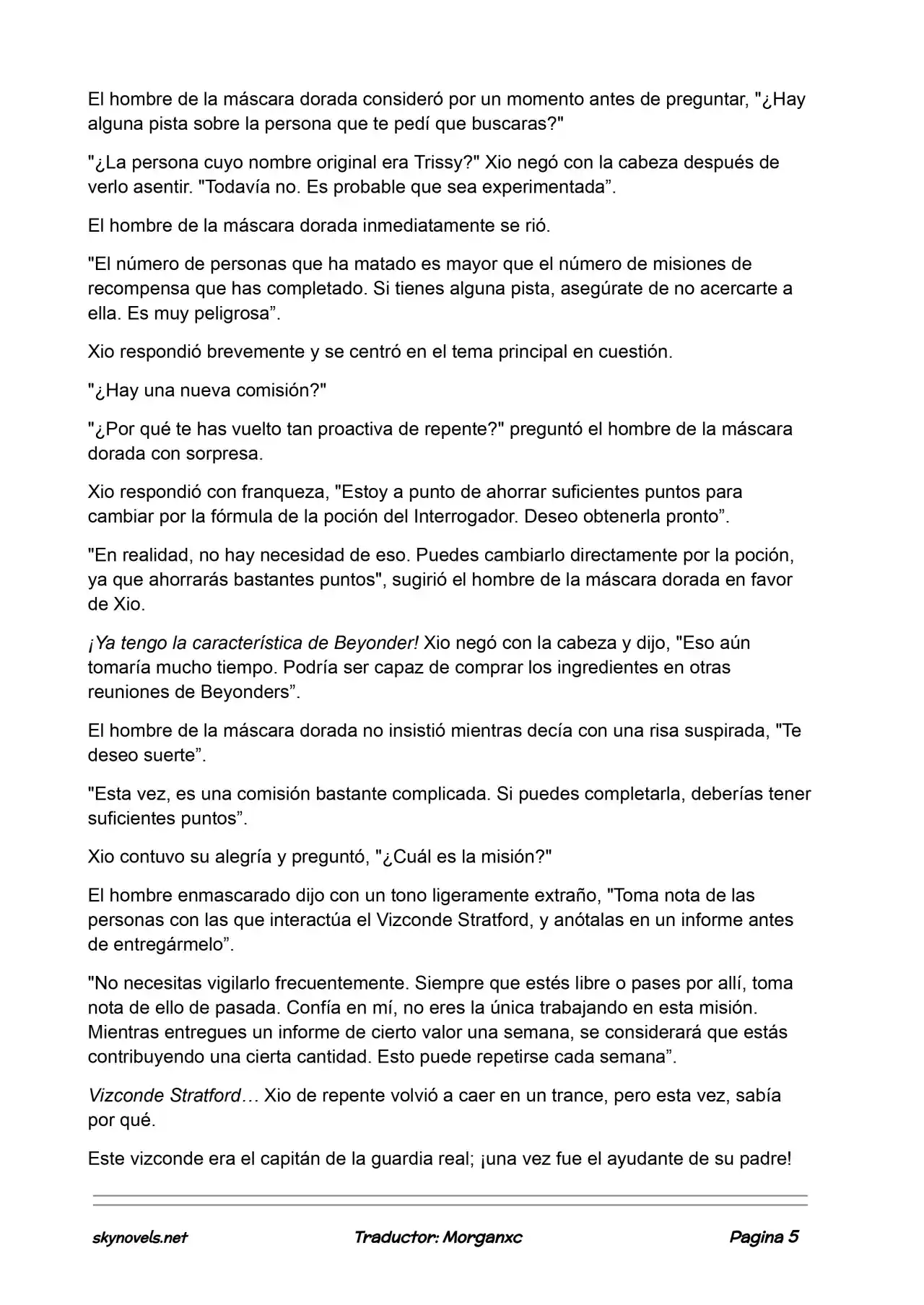 Lord Of The Mysteries (Novela) - Capítulo 820 - Página 5 - LectorTMOo