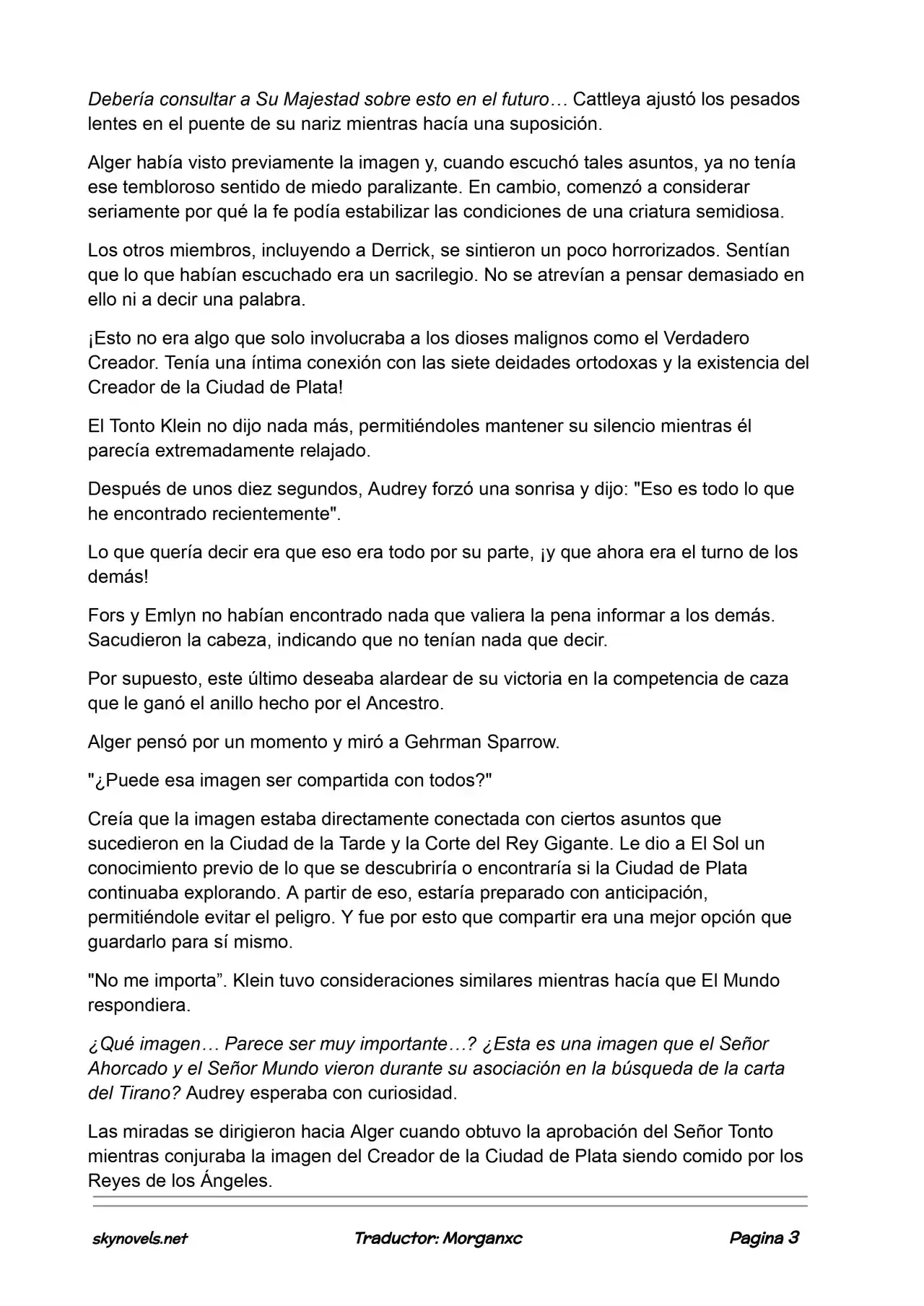 Lord Of The Mysteries (Novela) - Capítulo 824 - Página 3 - LectorTMOo