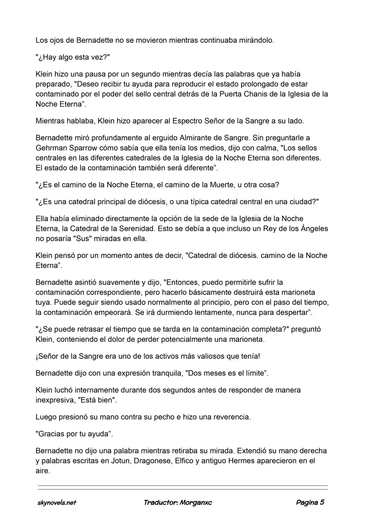 Lord Of The Mysteries (Novela) - Capítulo 828 - Página 5 - LectorTMOo