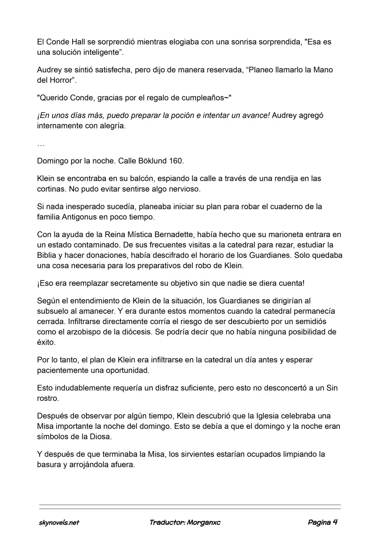 Lord Of The Mysteries (Novela) - Capítulo 829 - Página 4 - LectorTMOo
