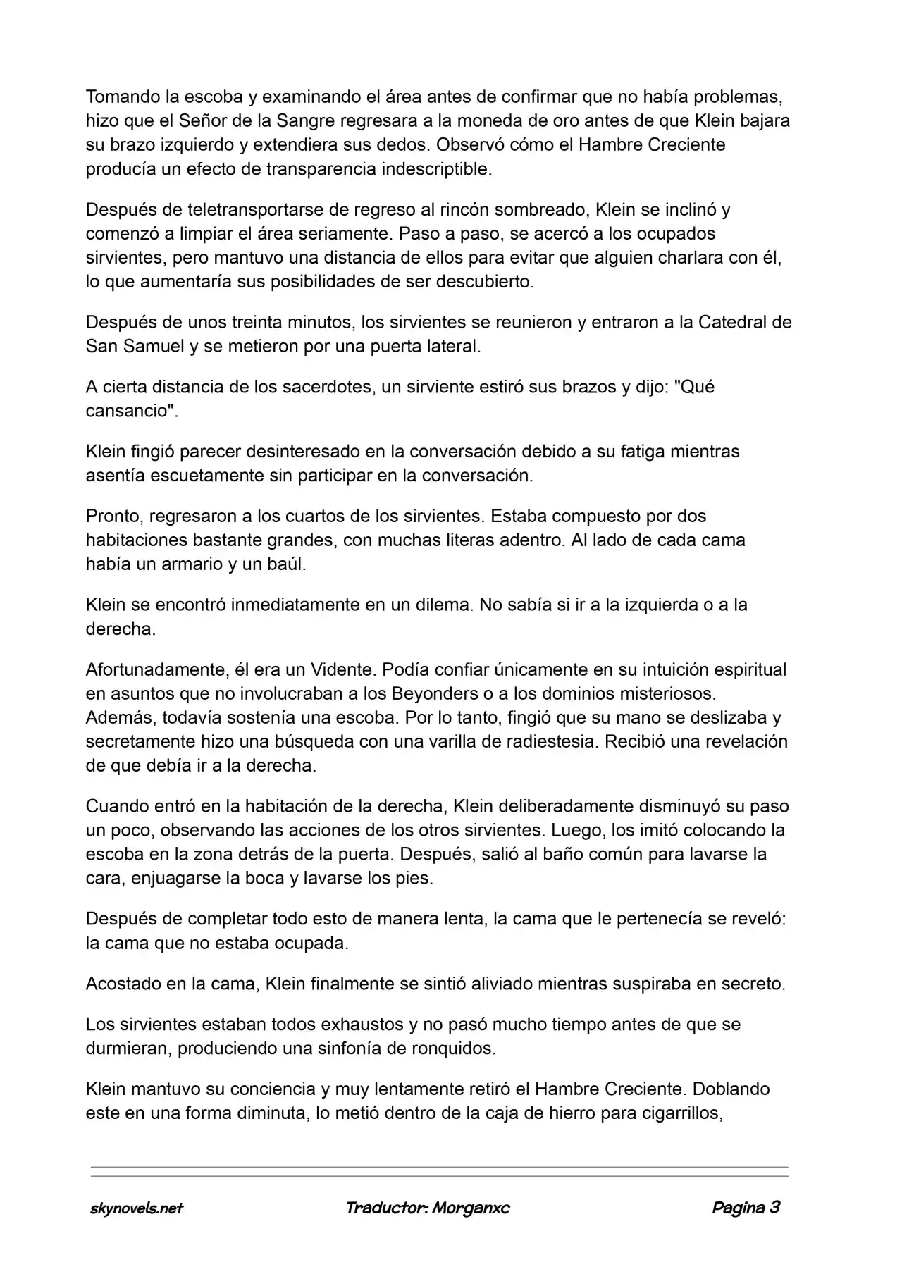 Lord Of The Mysteries (Novela) - Capítulo 830 - Página 3 - LectorTMOo