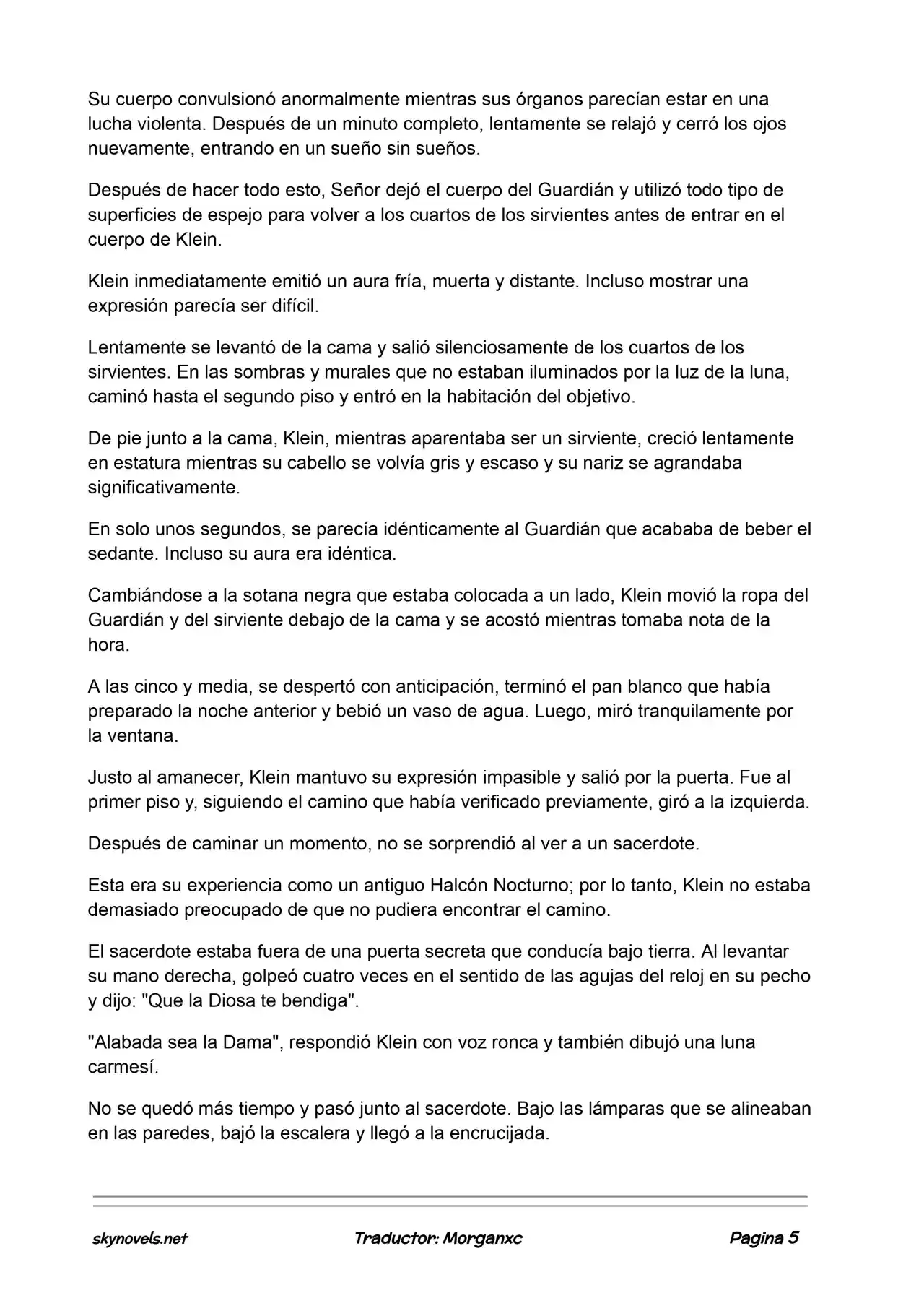 Lord Of The Mysteries (Novela) - Capítulo 830 - Página 5 - LectorTMOo