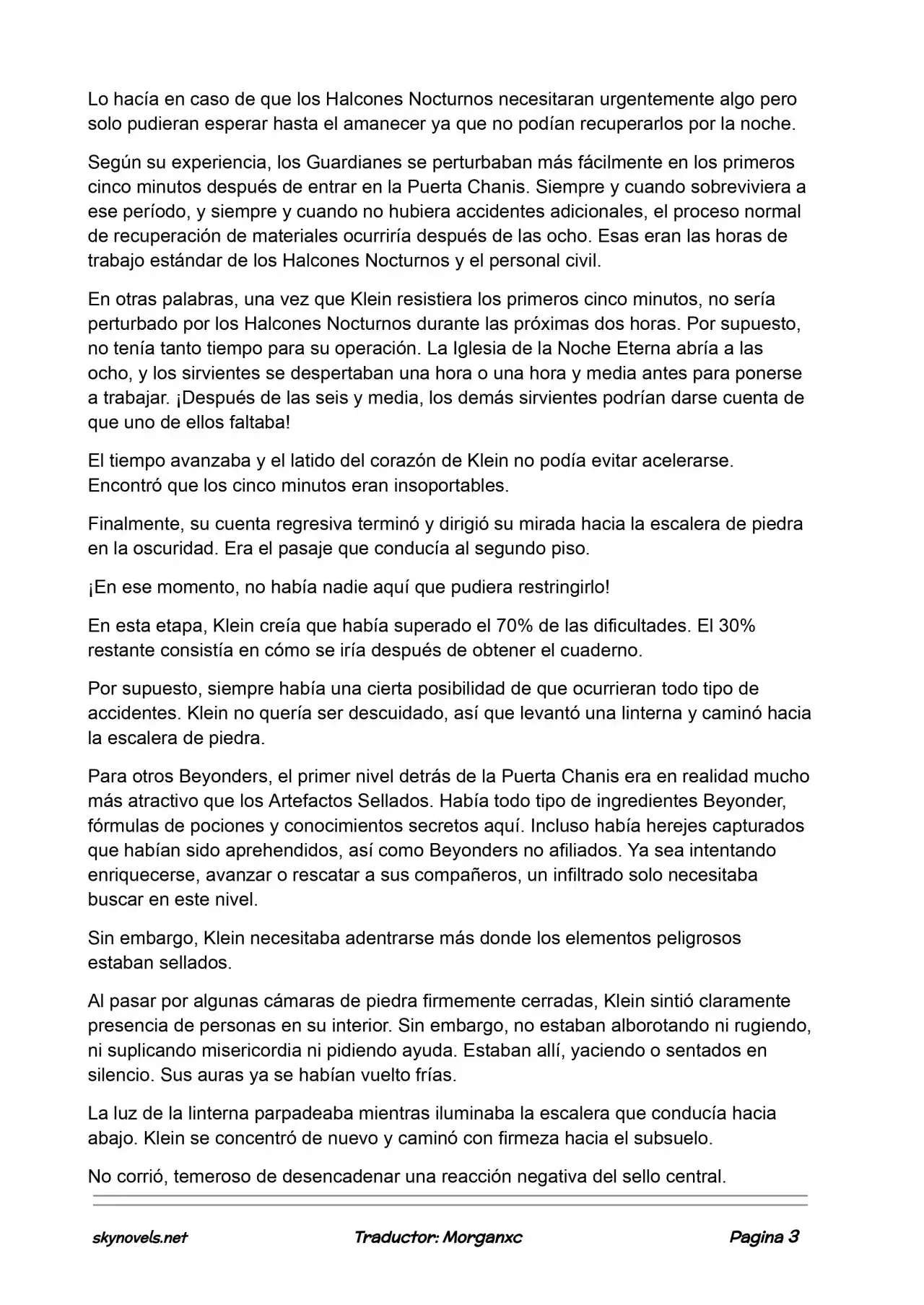 Lord Of The Mysteries (Novela) - Capítulo 831 - Página 3 - LectorTMOo