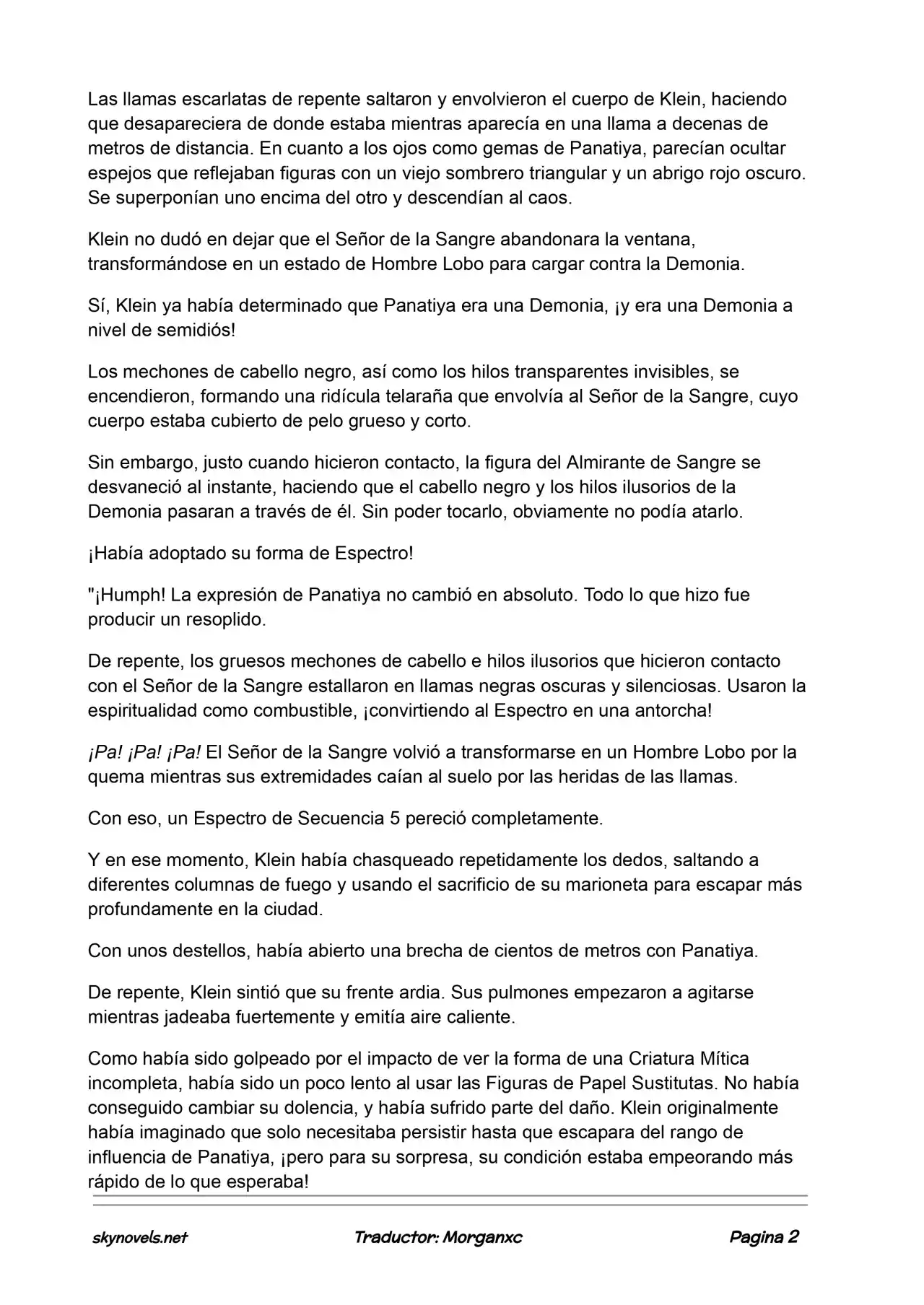 Lord Of The Mysteries (Novela) - Capítulo 834 - Página 2 - LectorTMOo