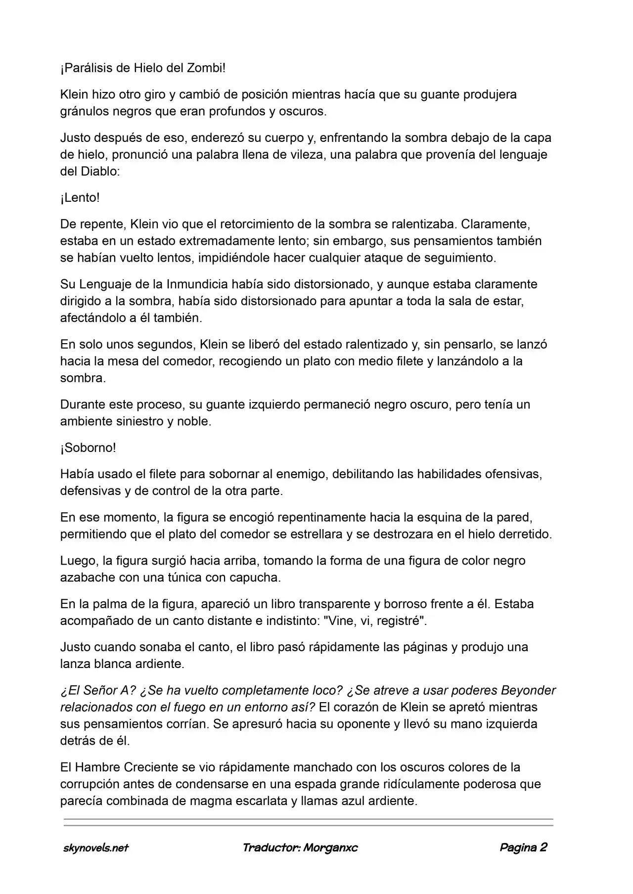 Lord Of The Mysteries (Novela) - Capítulo 836 - Página 2 - LectorTMOo