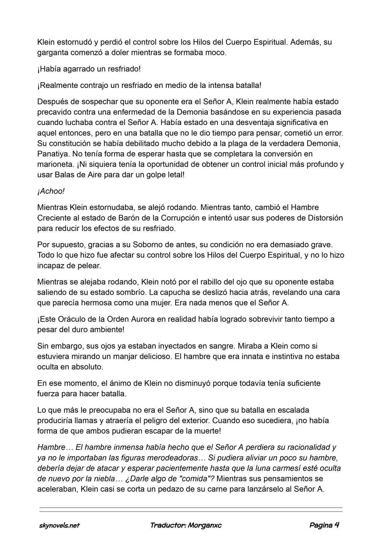 Lord Of The Mysteries (Novela) - Capítulo 836 - Página 4 - LectorTMOo