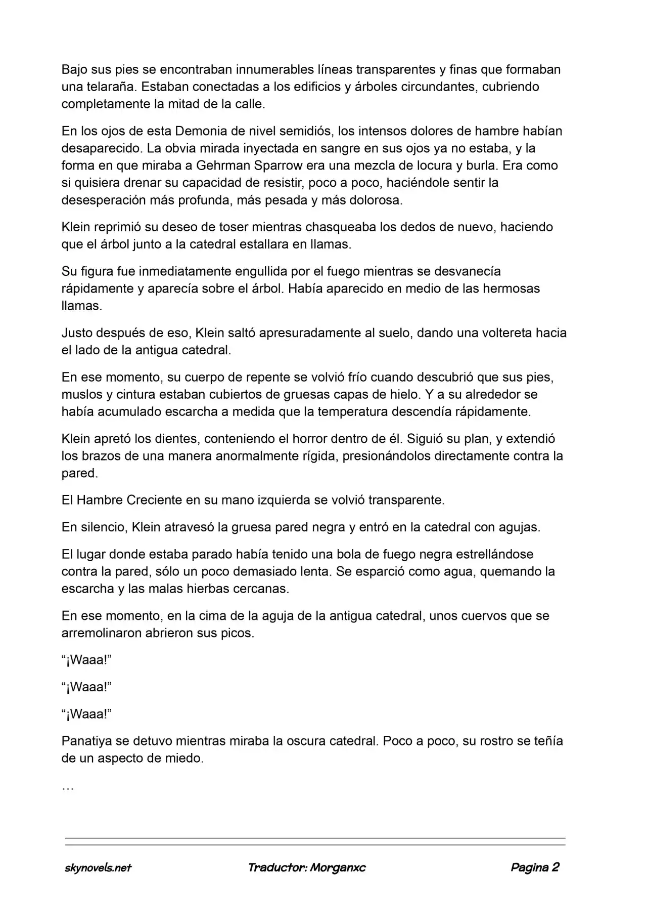 Lord Of The Mysteries (Novela) - Capítulo 837 - Página 2 - LectorTMOo