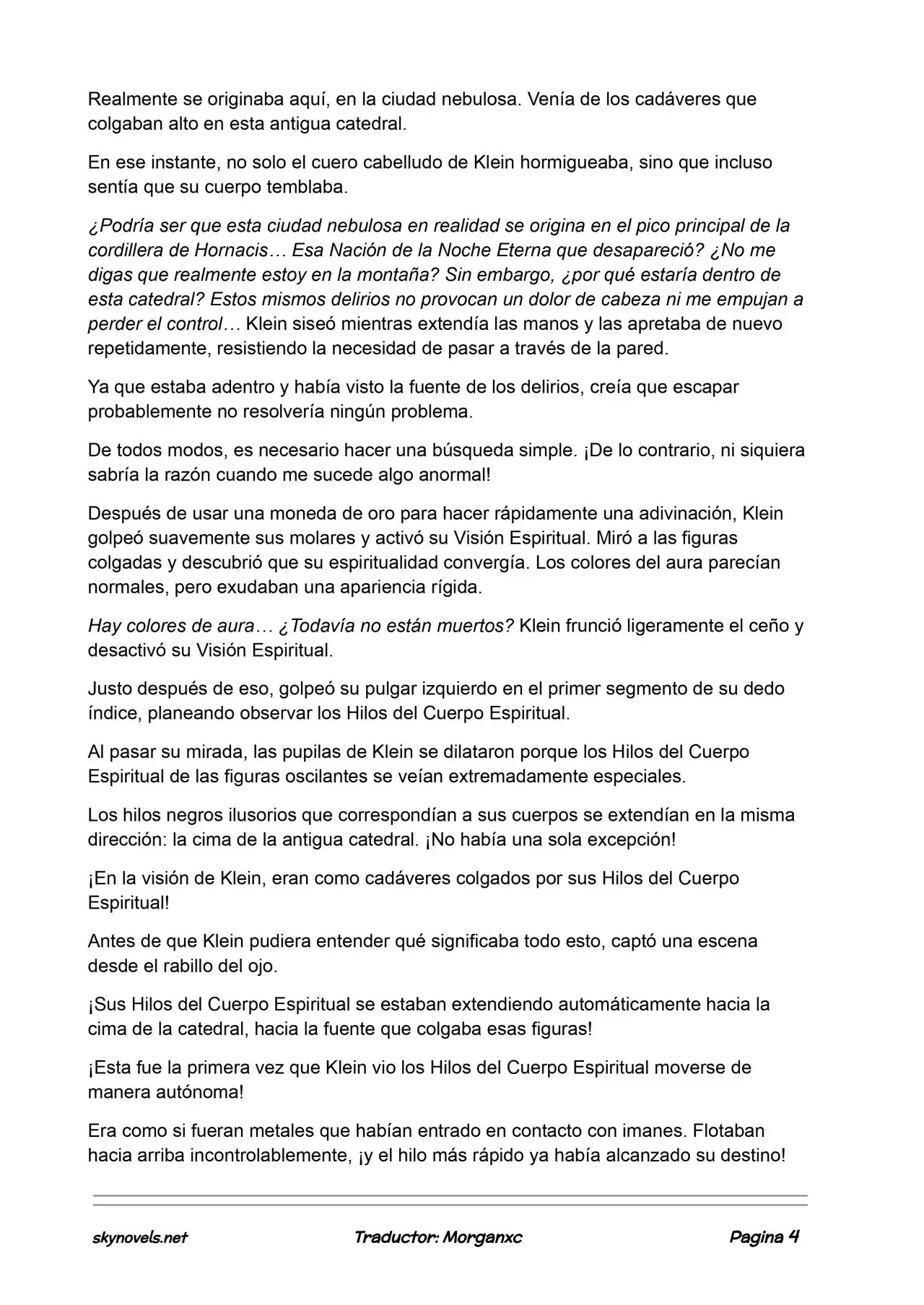 Lord Of The Mysteries (Novela) - Capítulo 837 - Página 4 - LectorTMOo