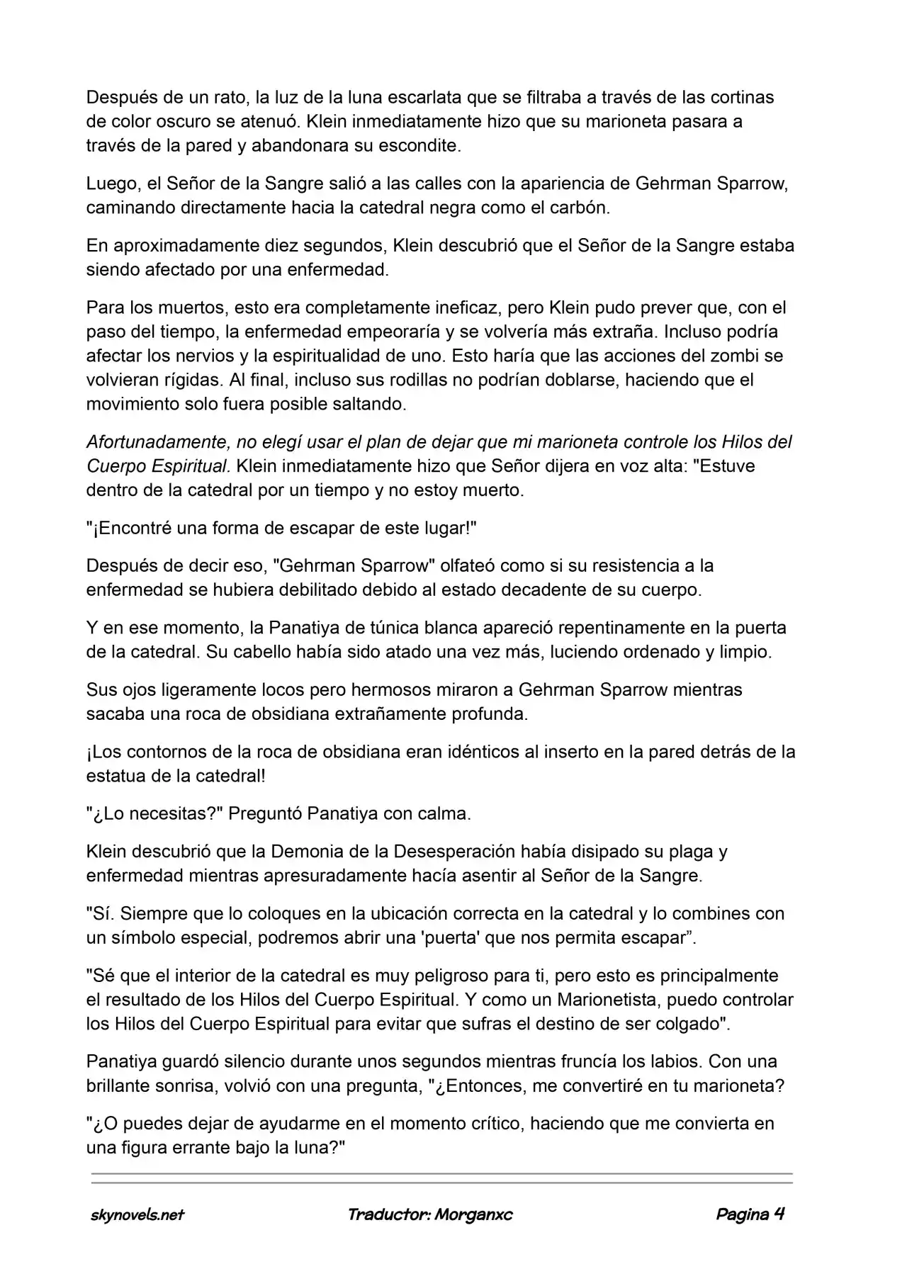 Lord Of The Mysteries (Novela) - Capítulo 840 - Página 4 - LectorTMOo