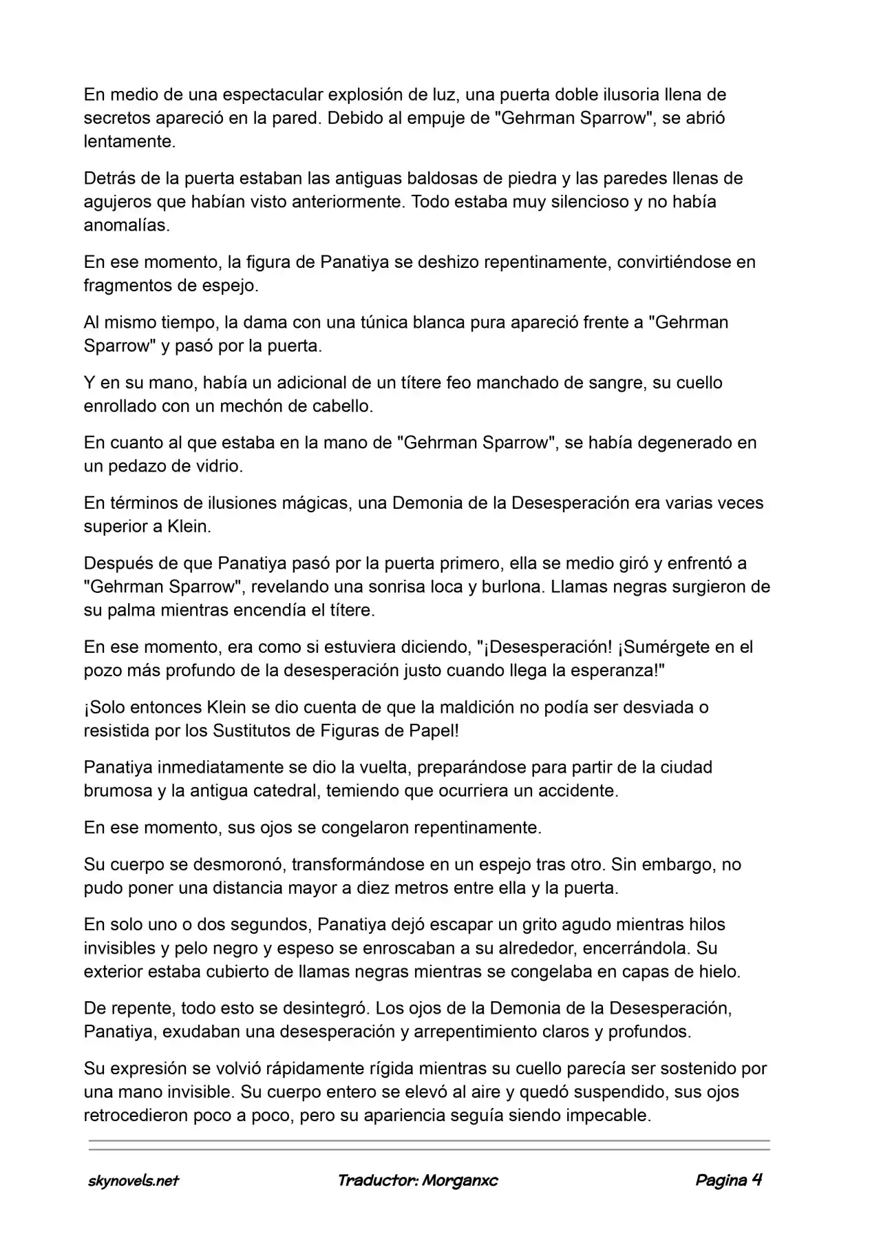 Lord Of The Mysteries (Novela) - Capítulo 842 - Página 4 - LectorTMOo