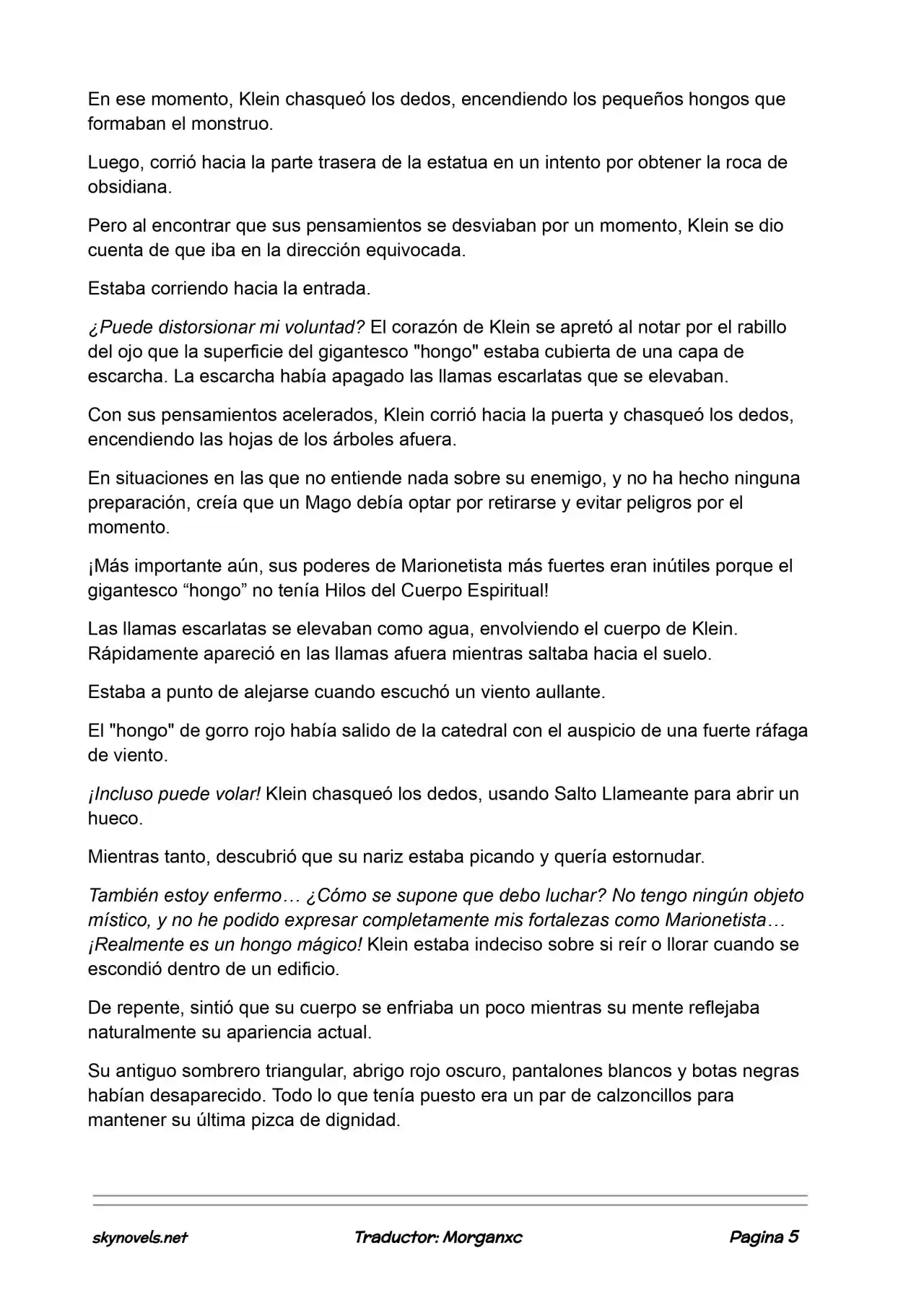 Lord Of The Mysteries (Novela) - Capítulo 843 - Página 5 - LectorTMOo