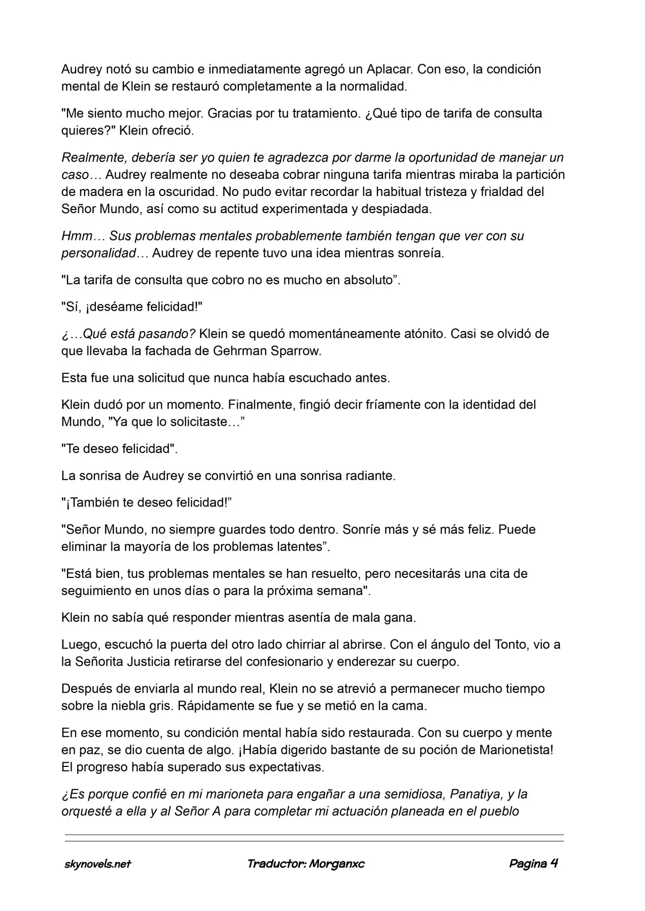 Lord Of The Mysteries (Novela) - Capítulo 849 - Página 4 - LectorTMOo