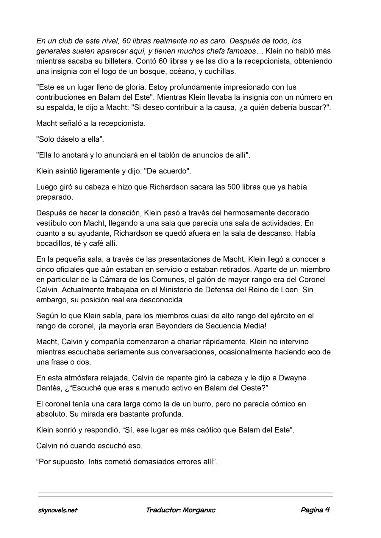 Lord Of The Mysteries (Novela) - Capítulo 851 - Página 4 - LectorTMOo