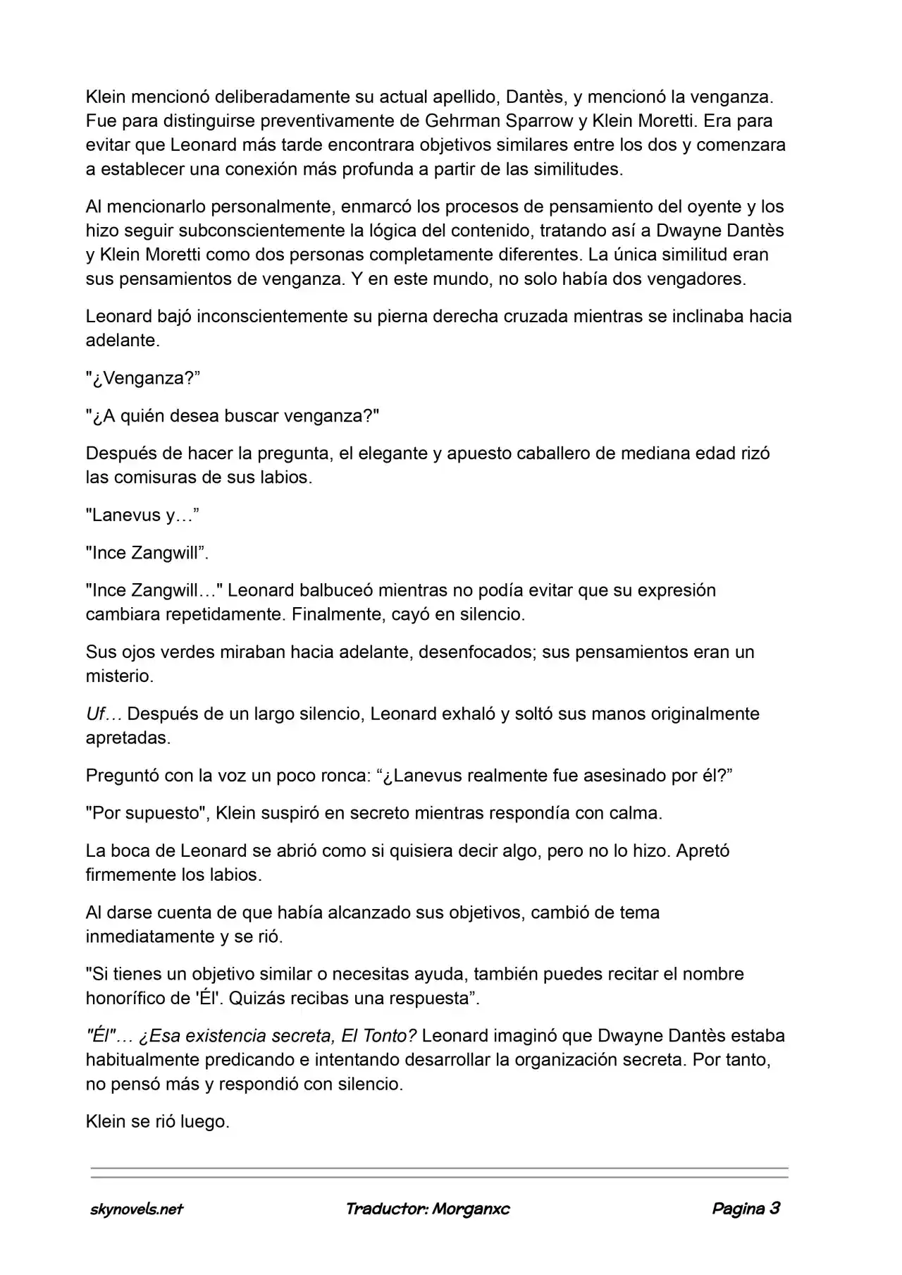 Lord Of The Mysteries (Novela) - Capítulo 853 - Página 3 - LectorTMOo