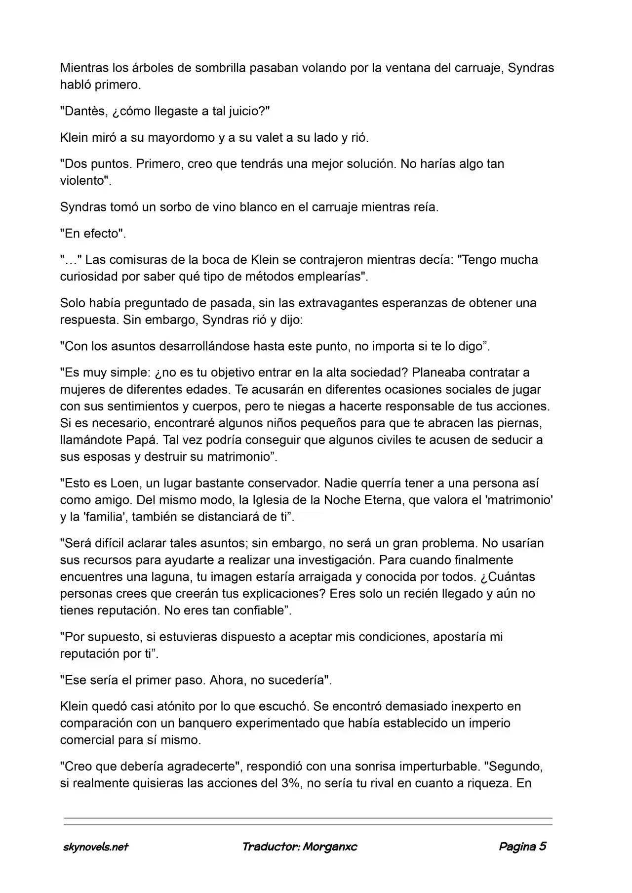 Lord Of The Mysteries (Novela) - Capítulo 857 - Página 5 - LectorTMOo
