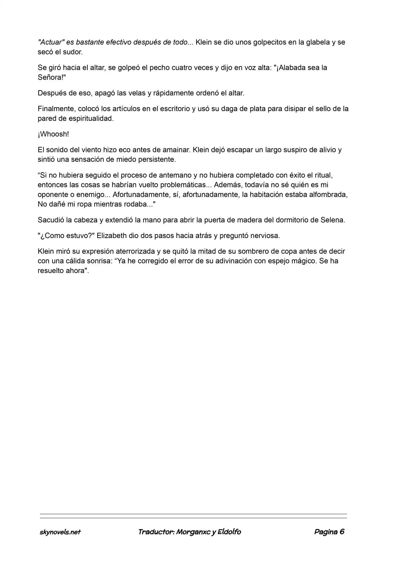 Lord Of The Mysteries (Novela) - Capítulo 86 - Página 6 - LectorTMOo
