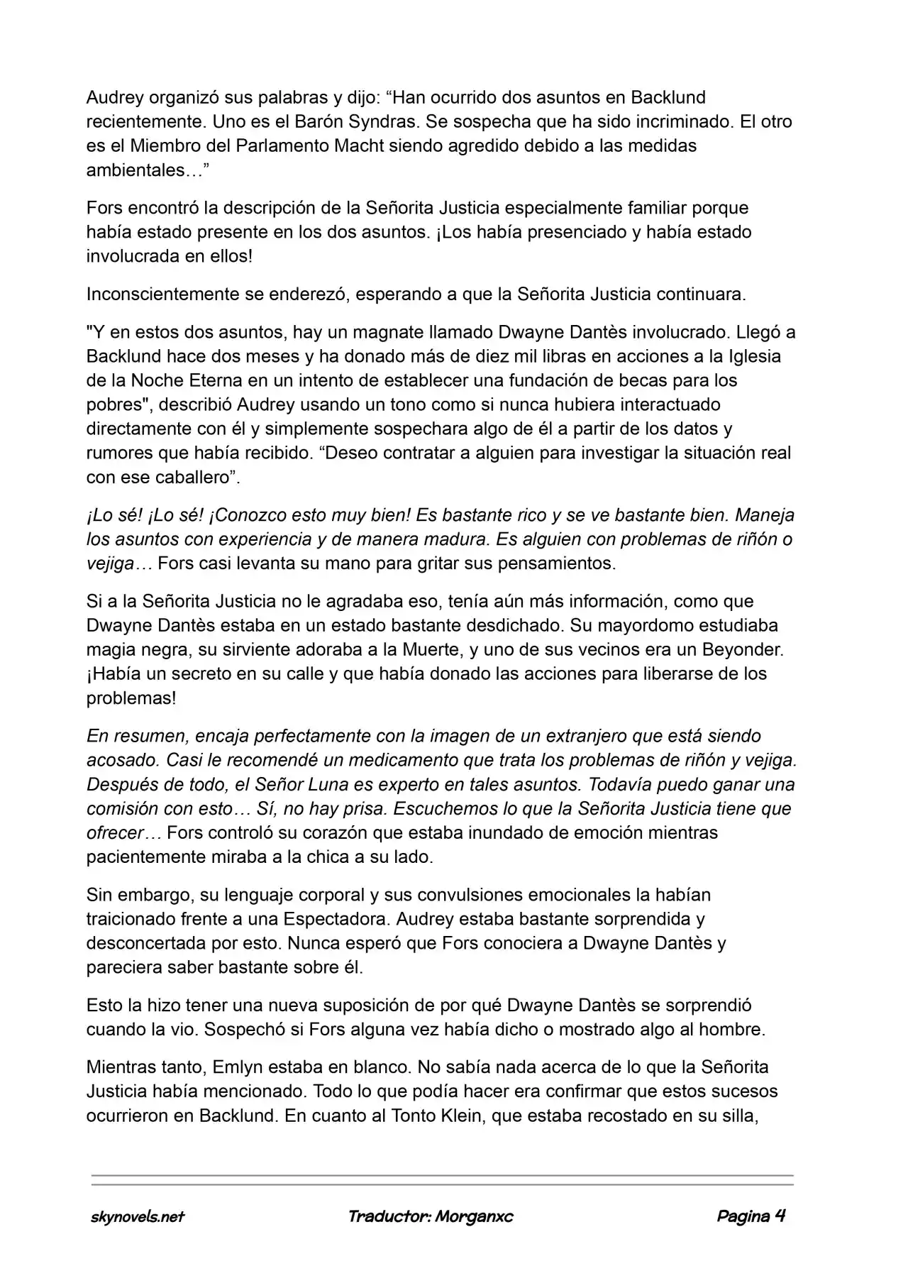 Lord Of The Mysteries (Novela) - Capítulo 867 - Página 4 - LectorTMOo