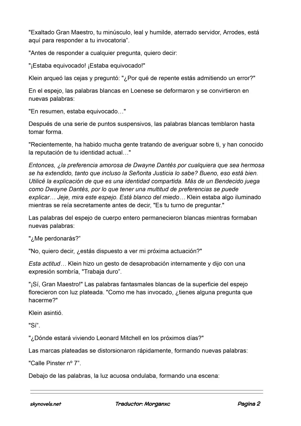 Lord Of The Mysteries (Novela) - Capítulo 870 - Página 2 - LectorTMOo