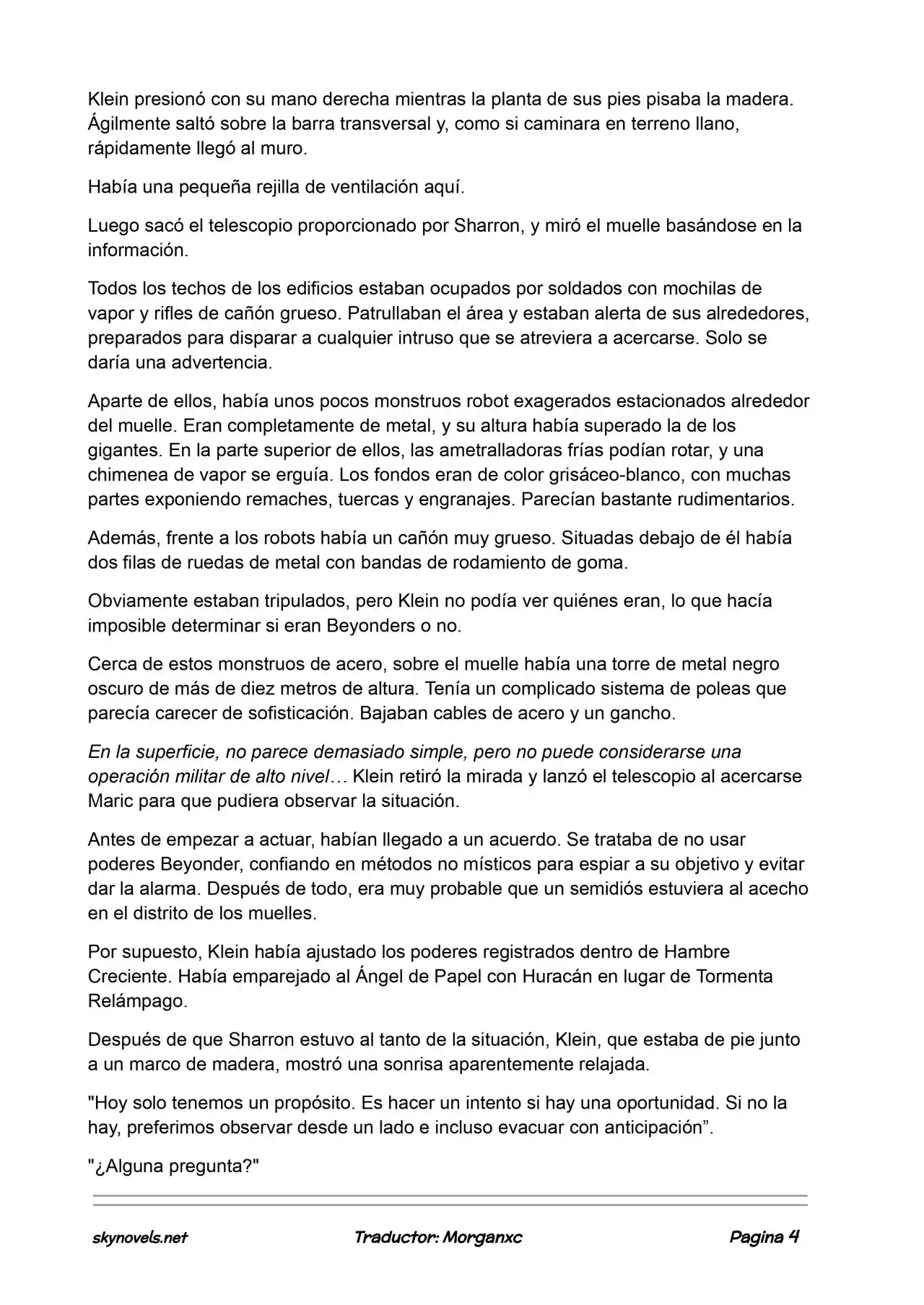 Lord Of The Mysteries (Novela) - Capítulo 879 - Página 4 - LectorTMOo