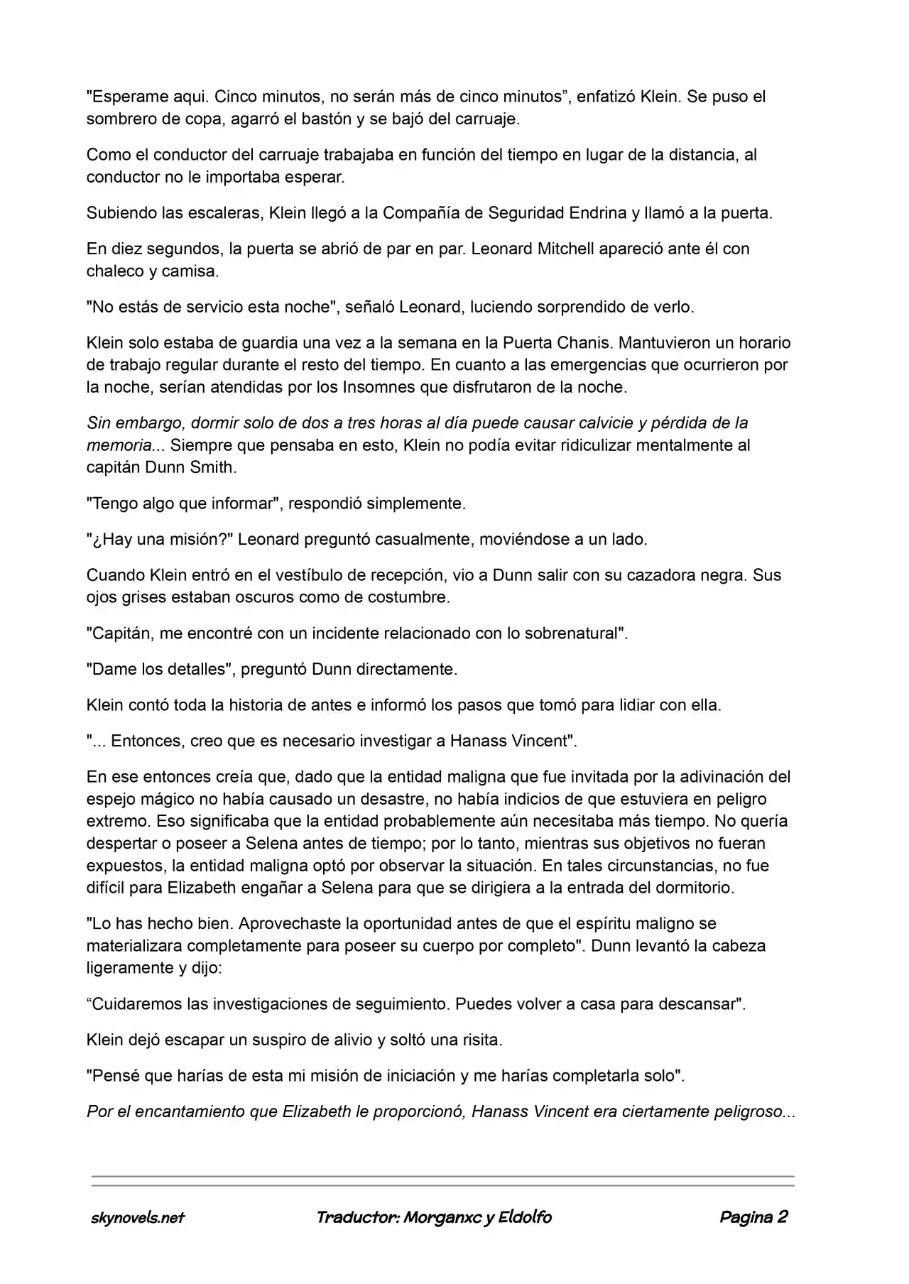 Lord Of The Mysteries (Novela) - Capítulo 88 - Página 2 - LectorTMOo