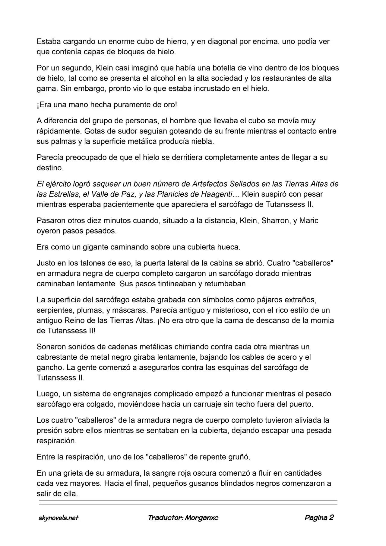 Lord Of The Mysteries (Novela) - Capítulo 880 - Página 2 - LectorTMOo