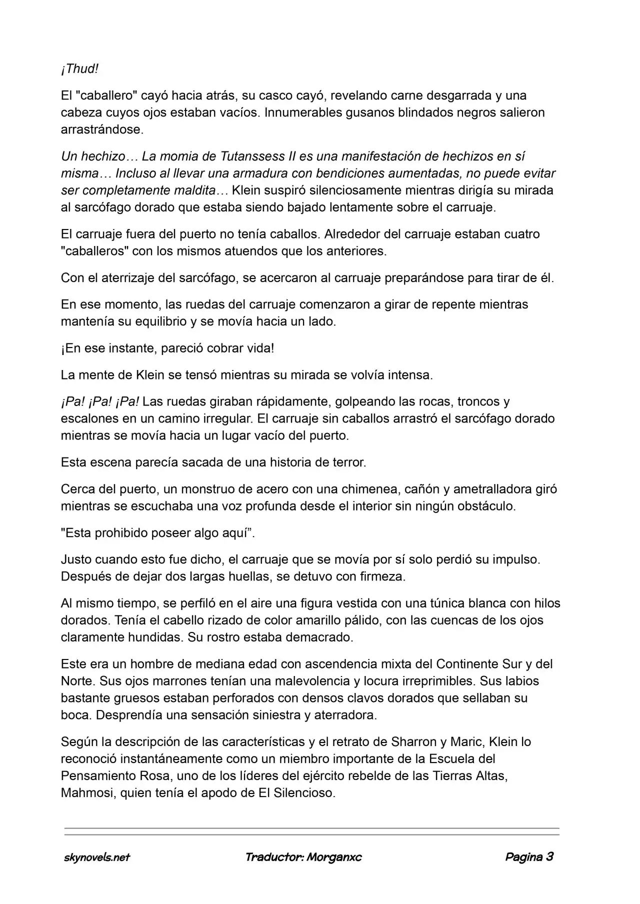 Lord Of The Mysteries (Novela) - Capítulo 880 - Página 3 - LectorTMOo