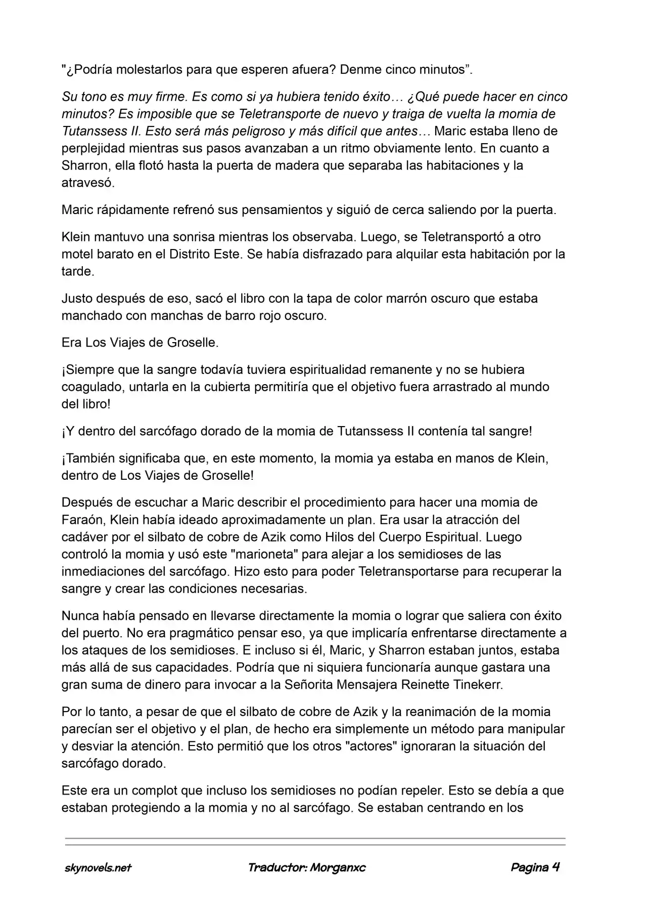 Lord Of The Mysteries (Novela) - Capítulo 882 - Página 4 - LectorTMOo