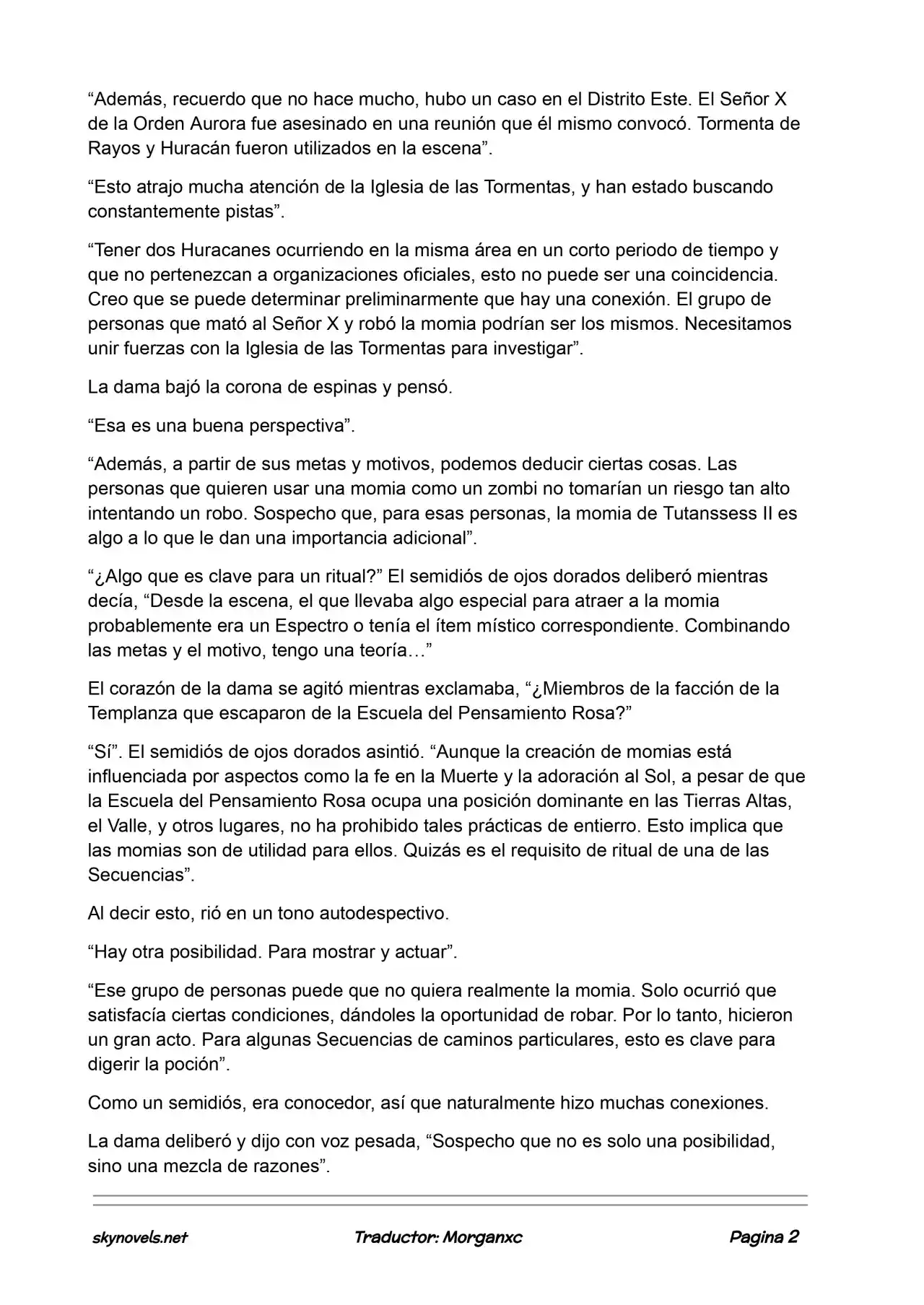 Lord Of The Mysteries (Novela) - Capítulo 884 - Página 2 - LectorTMOo