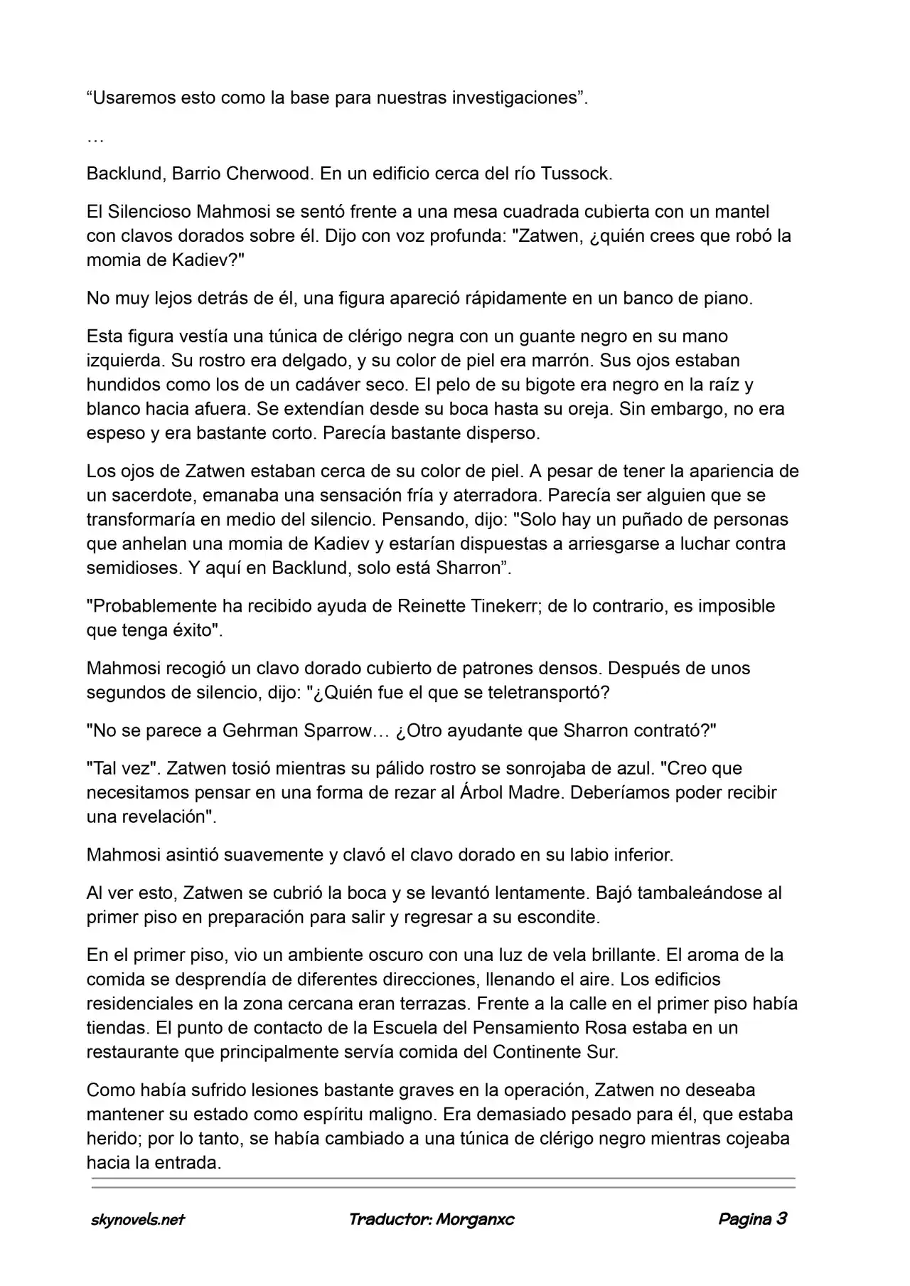 Lord Of The Mysteries (Novela) - Capítulo 884 - Página 3 - LectorTMOo