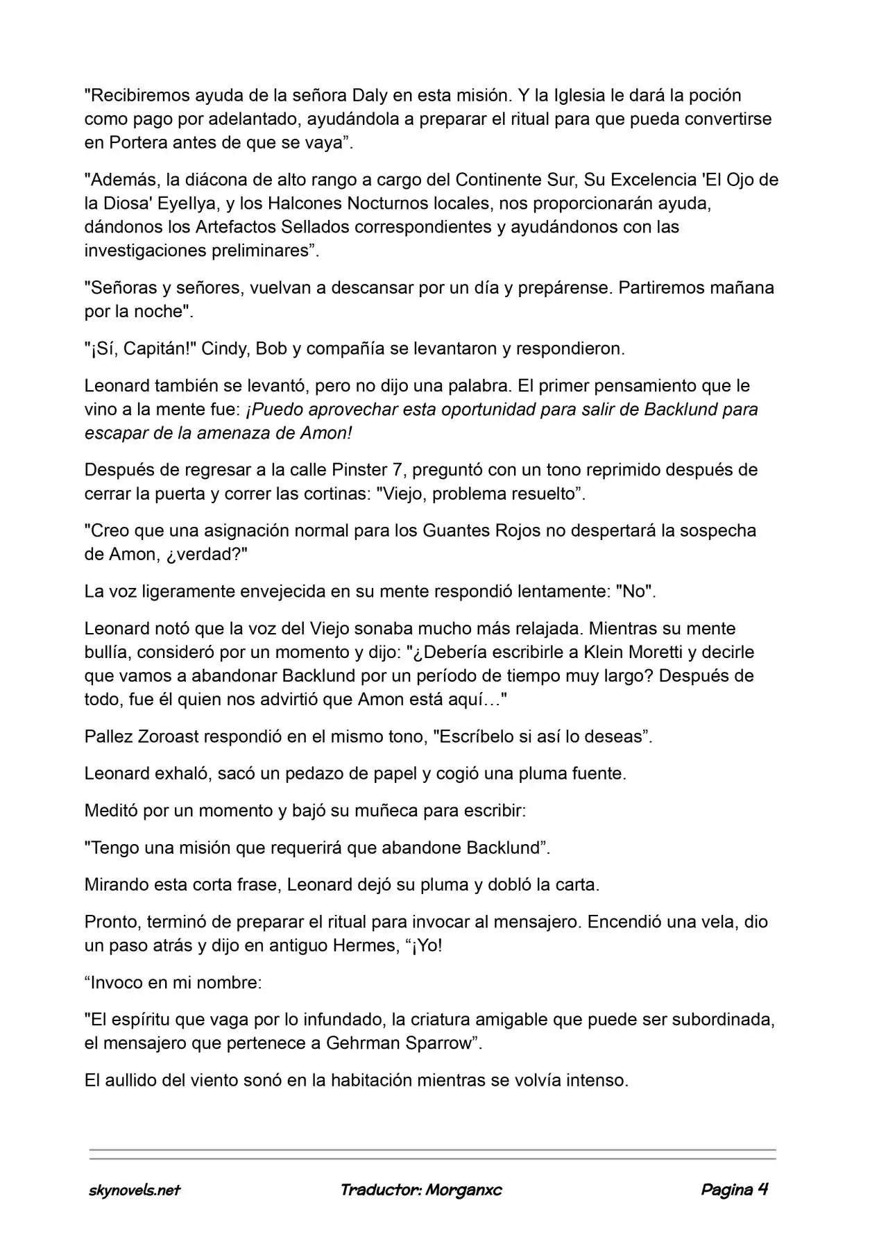 Lord Of The Mysteries (Novela) - Capítulo 885 - Página 4 - LectorTMOo
