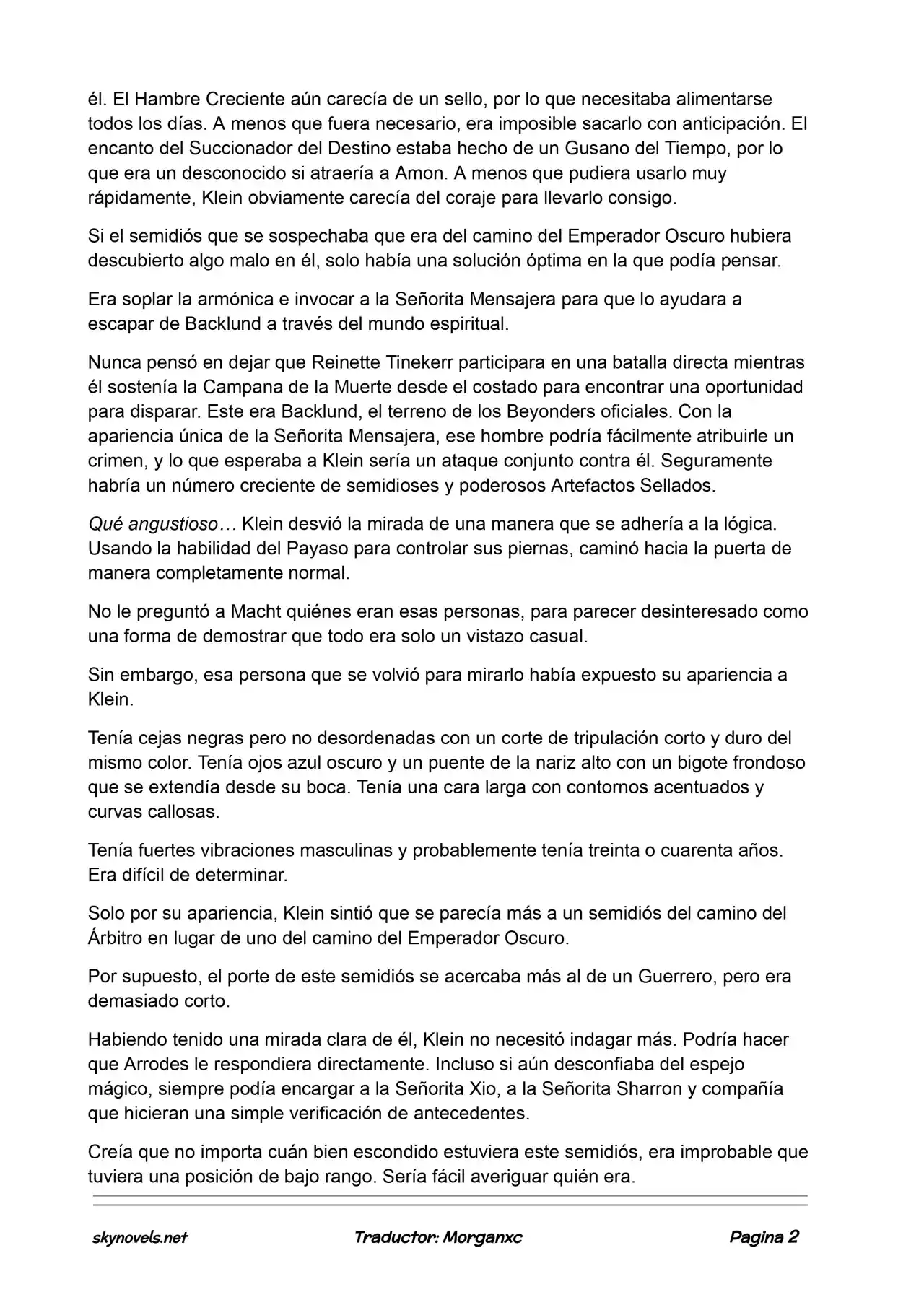 Lord Of The Mysteries (Novela) - Capítulo 888 - Página 2 - LectorTMOo